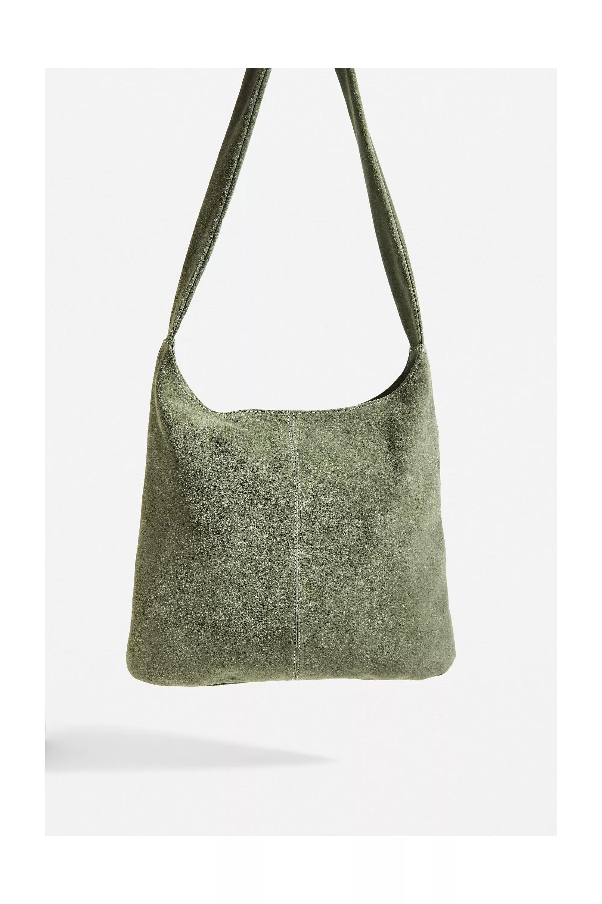 Green Uo Suede Pocket Crossbody Bag, , large image number 3