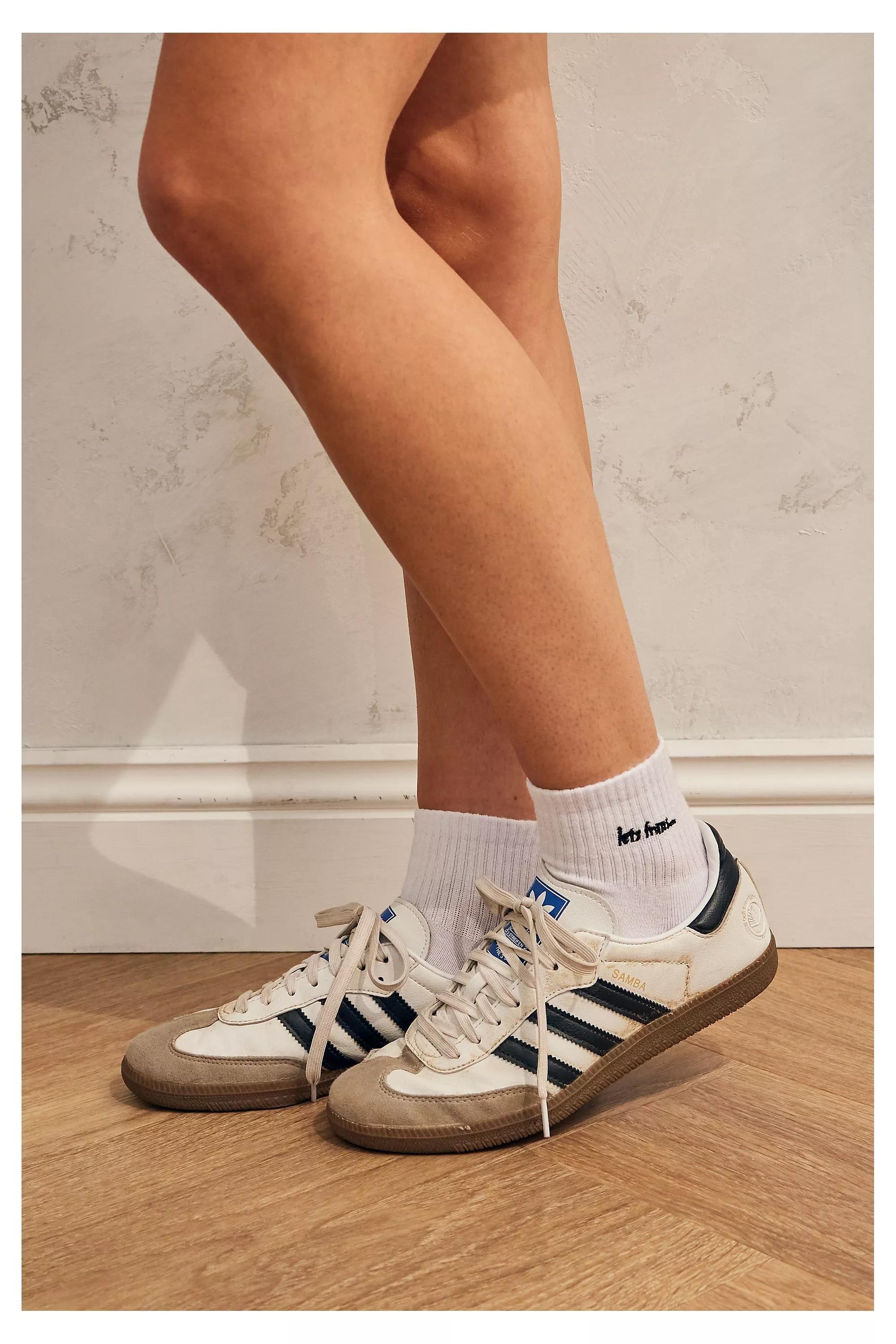 White Iets Frans... Cropped Socks, WHT, large image number 1