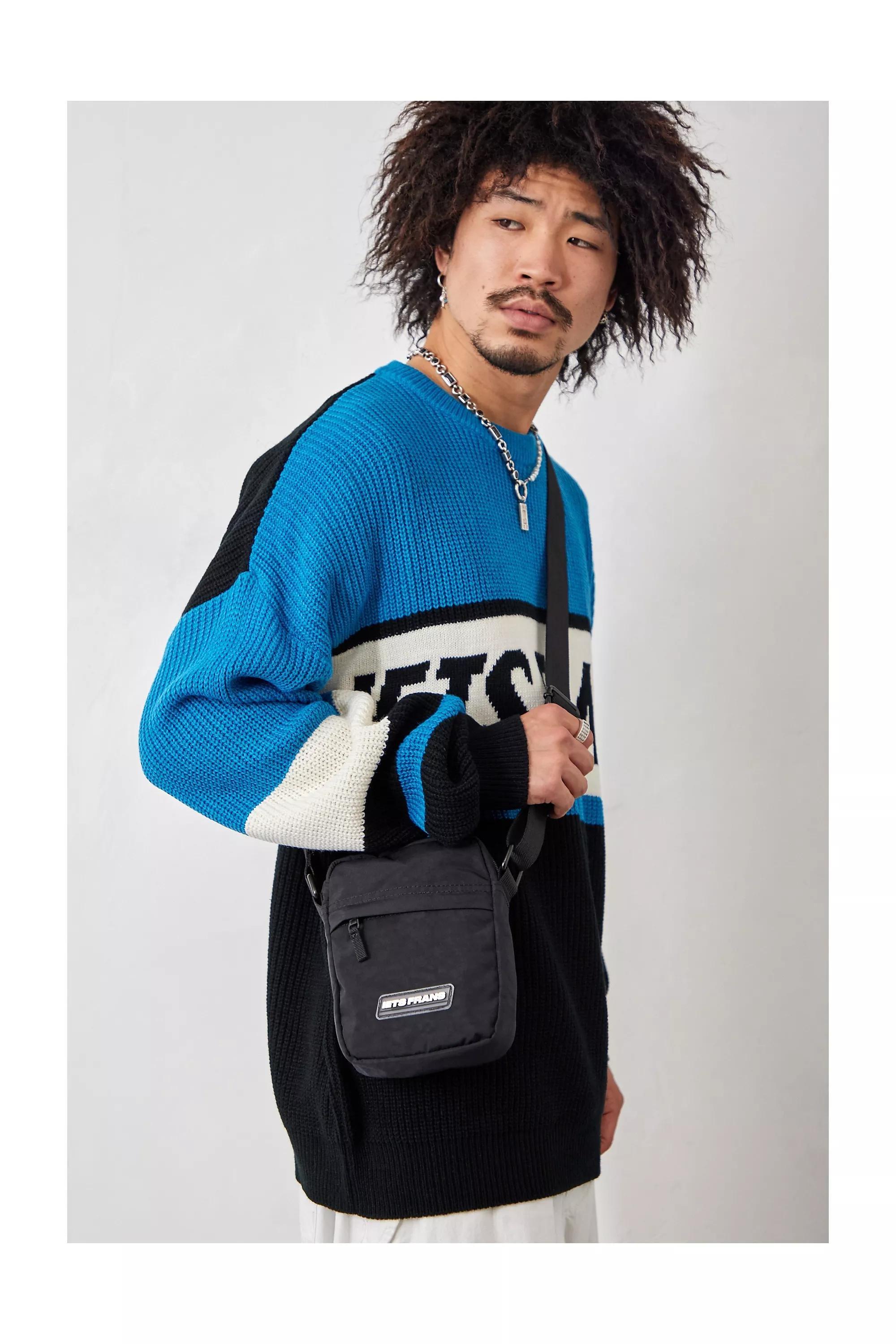 Black Iets Frens... Nylon Crossbody Bag, BLK, large image number 5