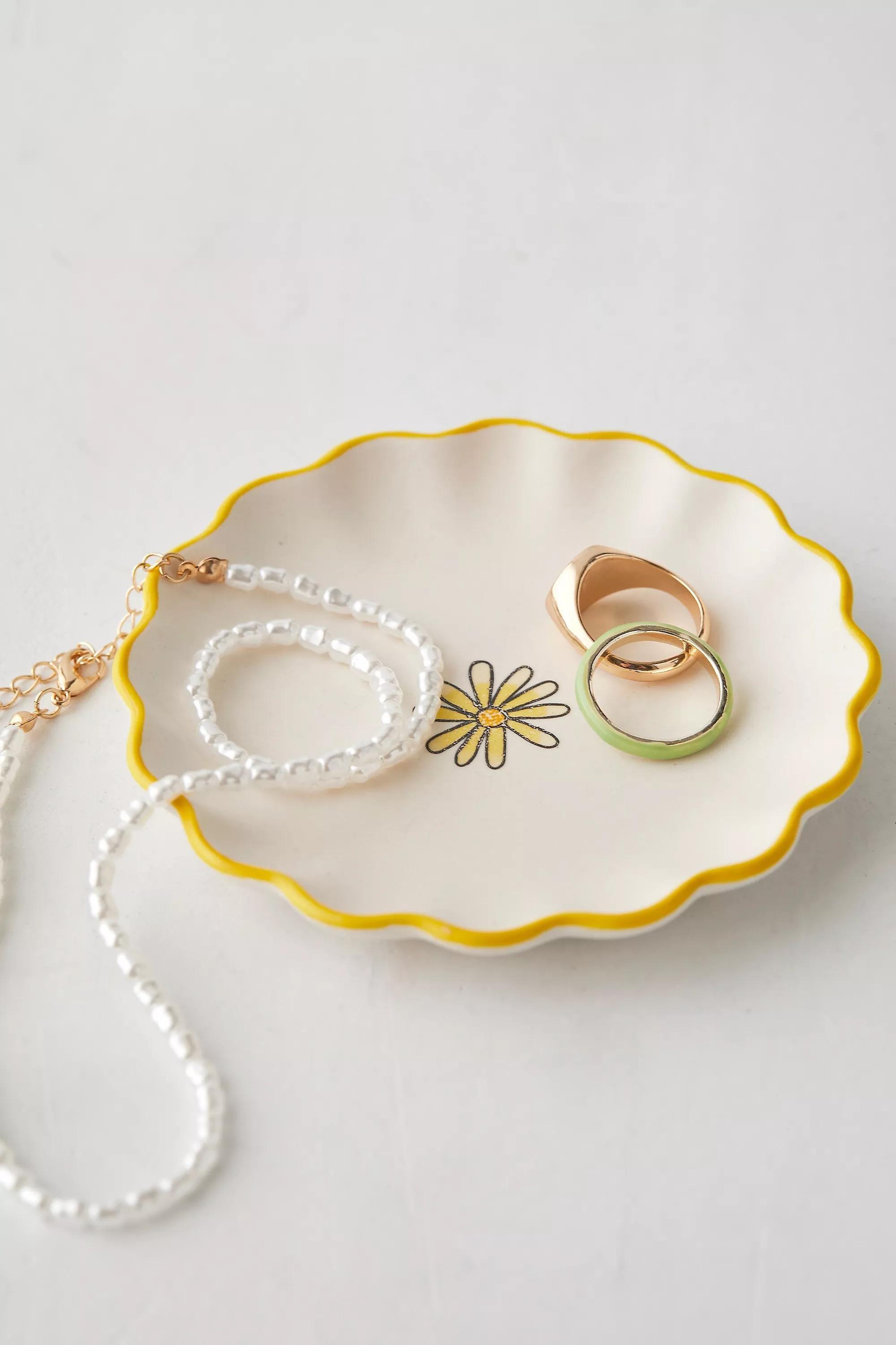 Yellow Trn:Icon Daisy Trnkt Tray, , large image number 0