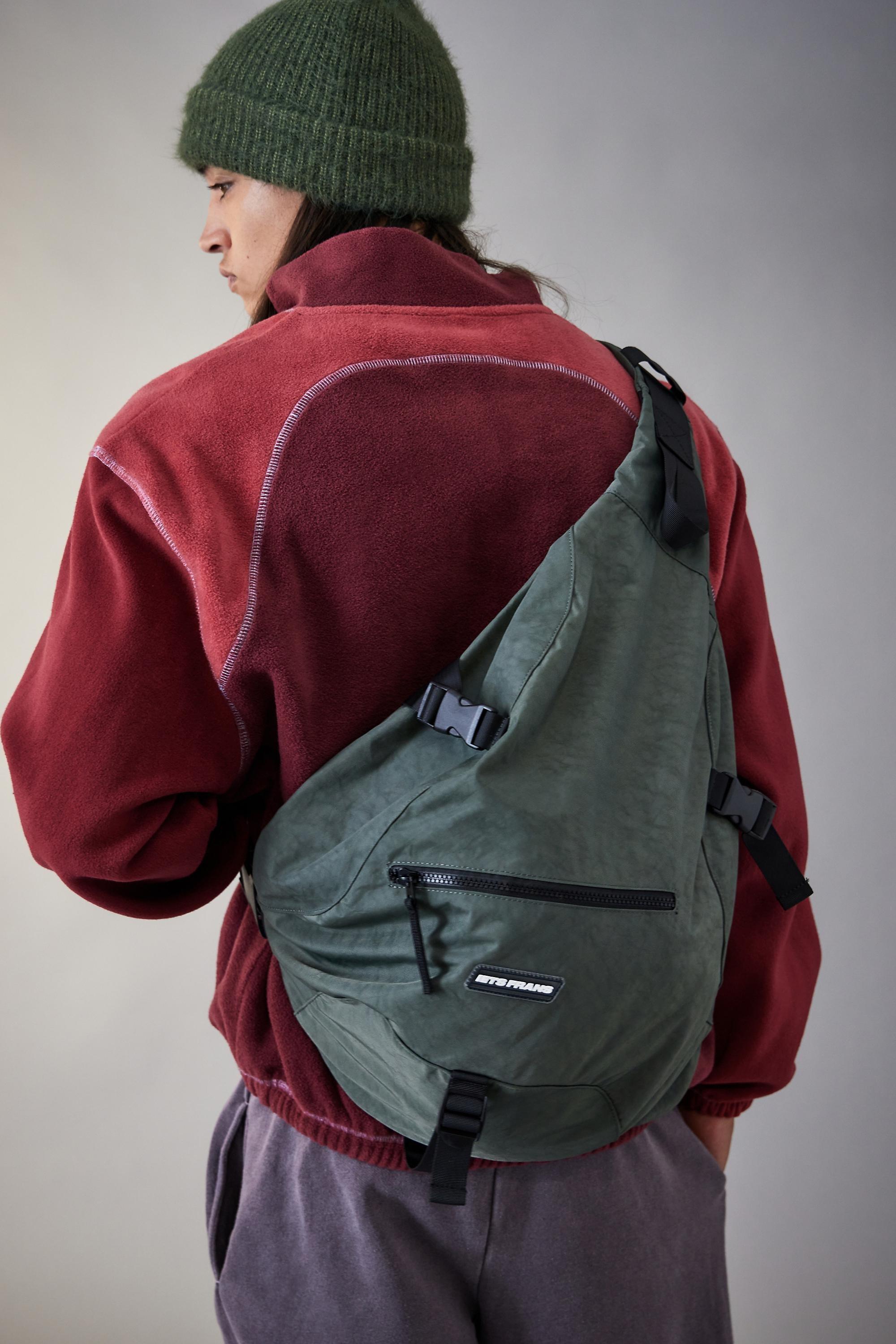 Grey Iets Frans... Sling Backpack, KHAKI, large image number 0
