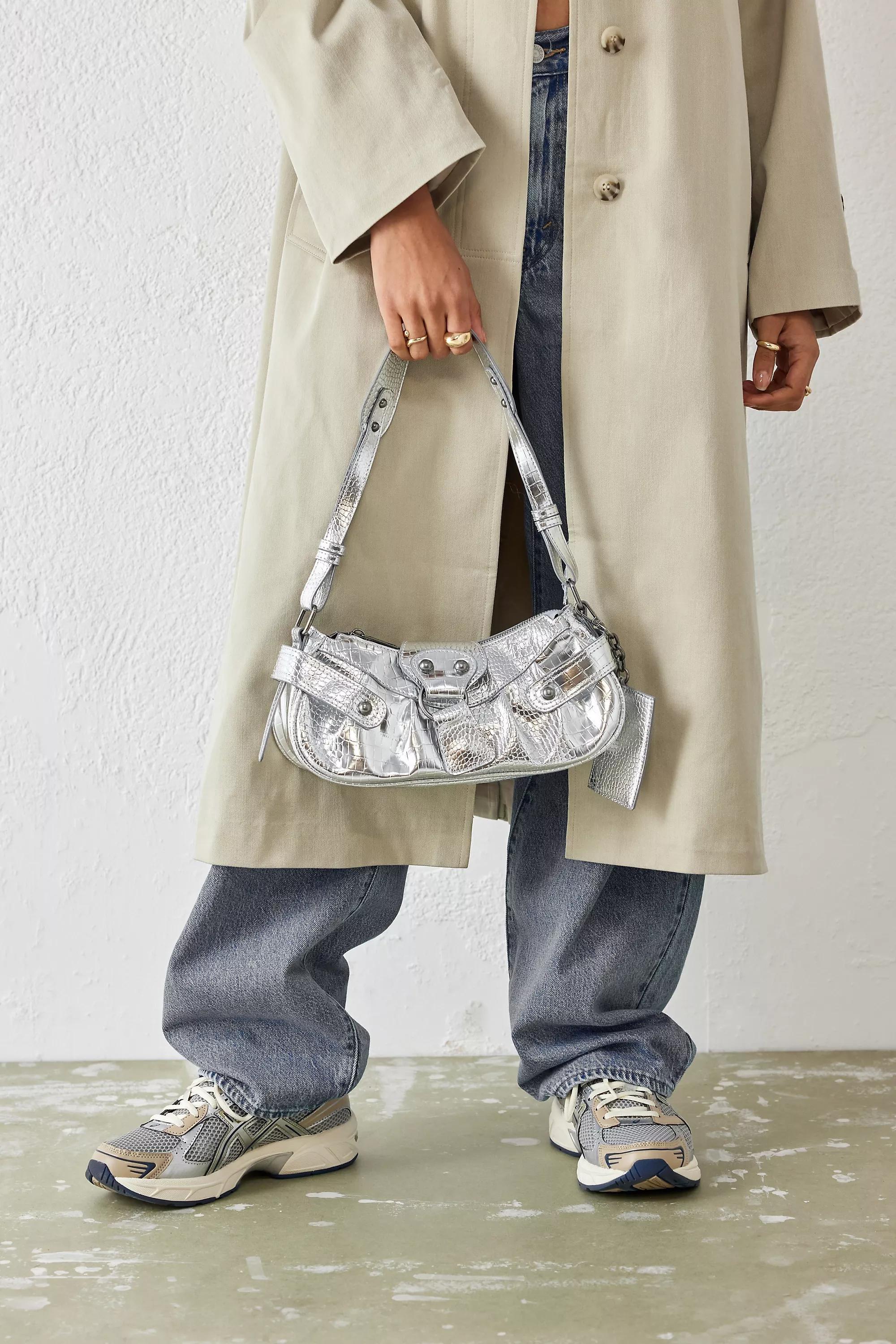 L GR UO Y2K Biker Shoulder Bag, , large image number 4