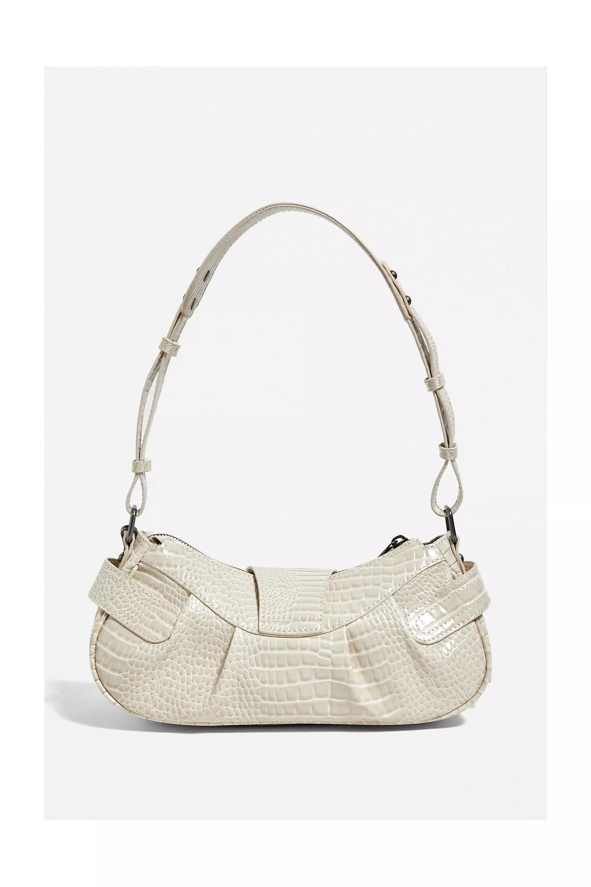 Cream Uo Y2K Biker Shoulder Bag, CREME, large image number 4