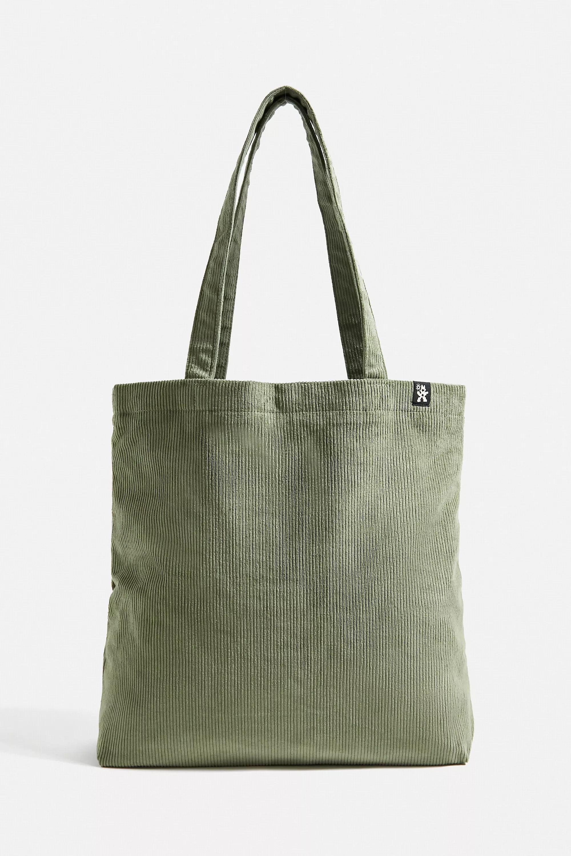 Green Nomad Corduroy Tote Bag, GRN, large image number 2