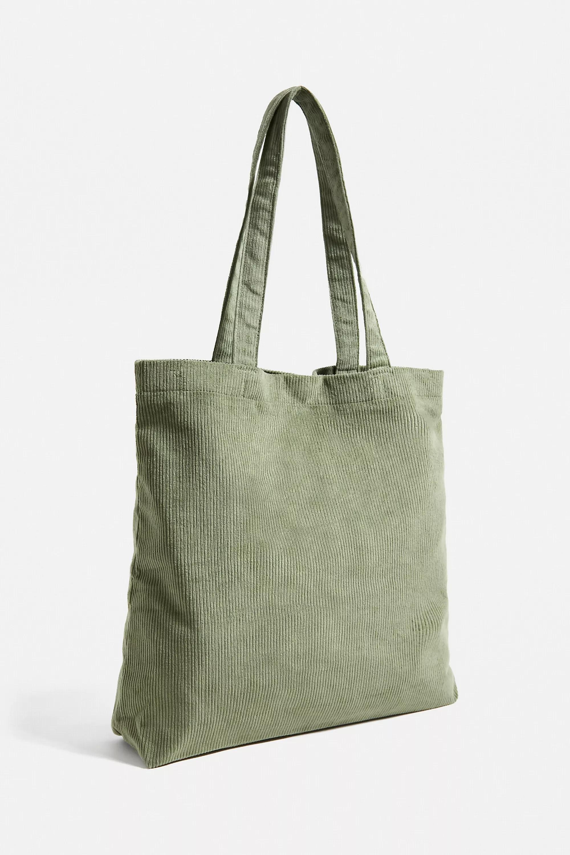 Green Nomad Corduroy Tote Bag, GRN, large image number 4
