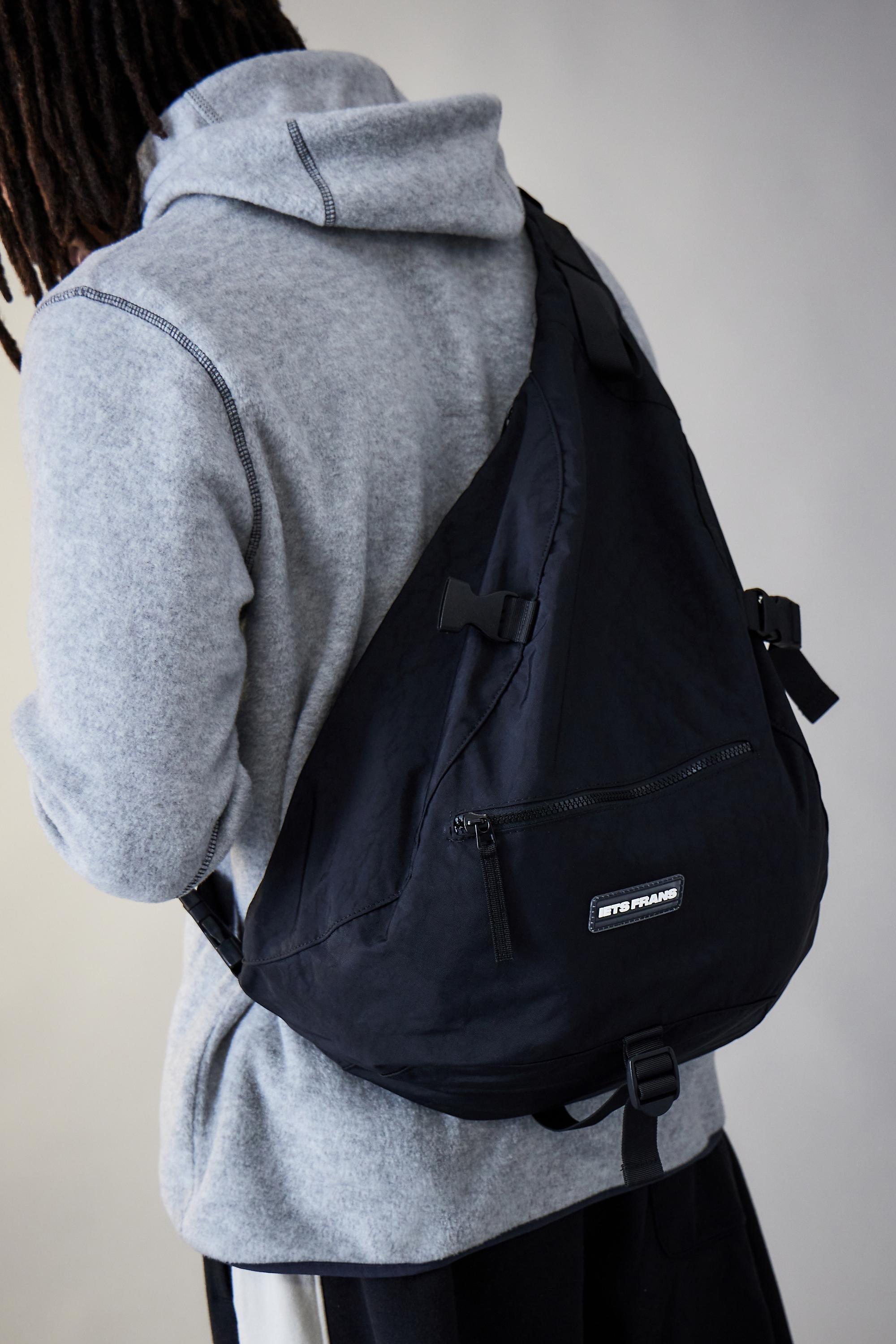 Black Iets Sling Backpack, BLK, large image number 0