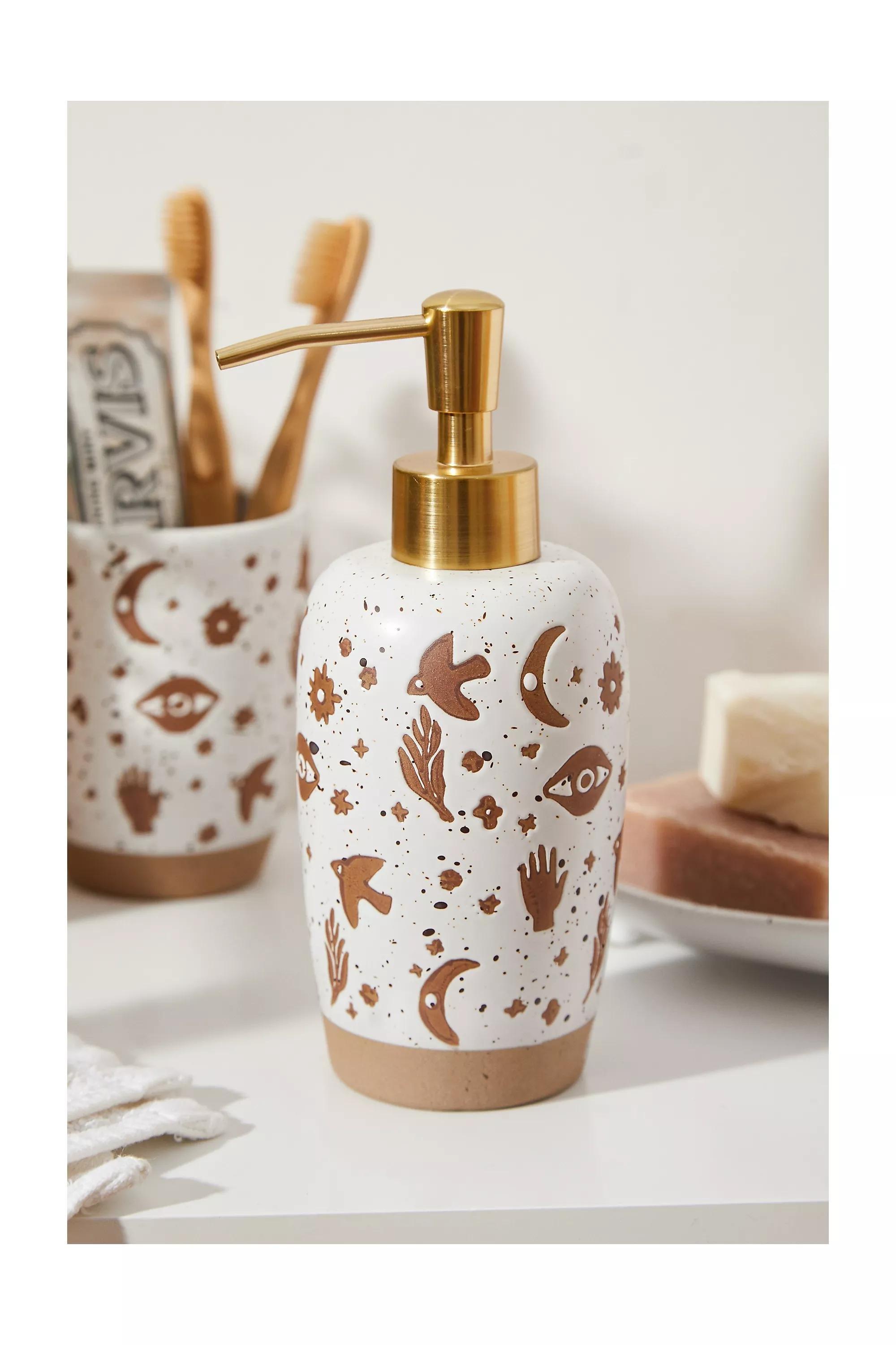 White Mystical Soap Dispenser, , large image number 0