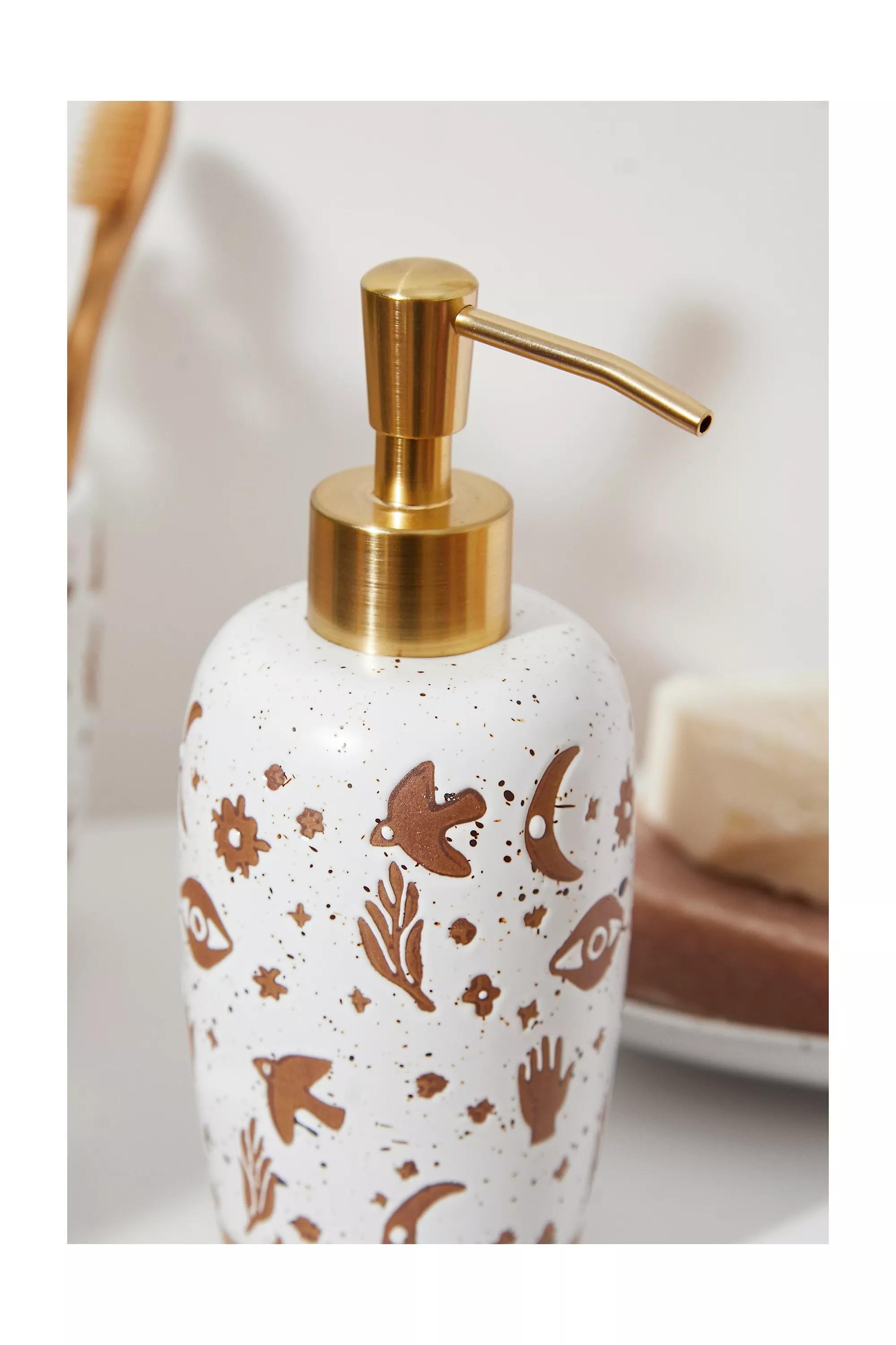 White Mystical Soap Dispenser, , large image number 1