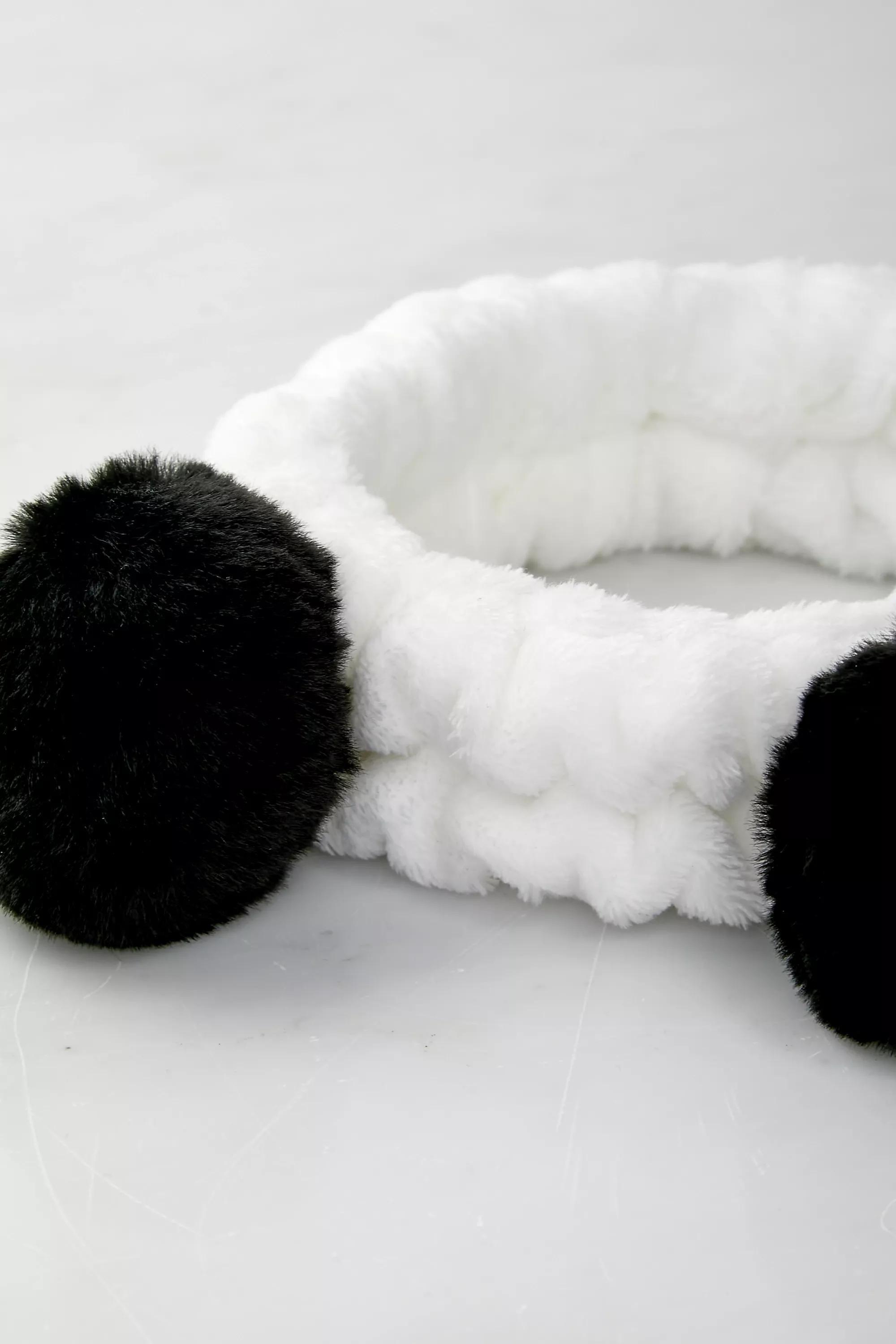 White Panda Spa Day Headband, ASSORT, large image number 1