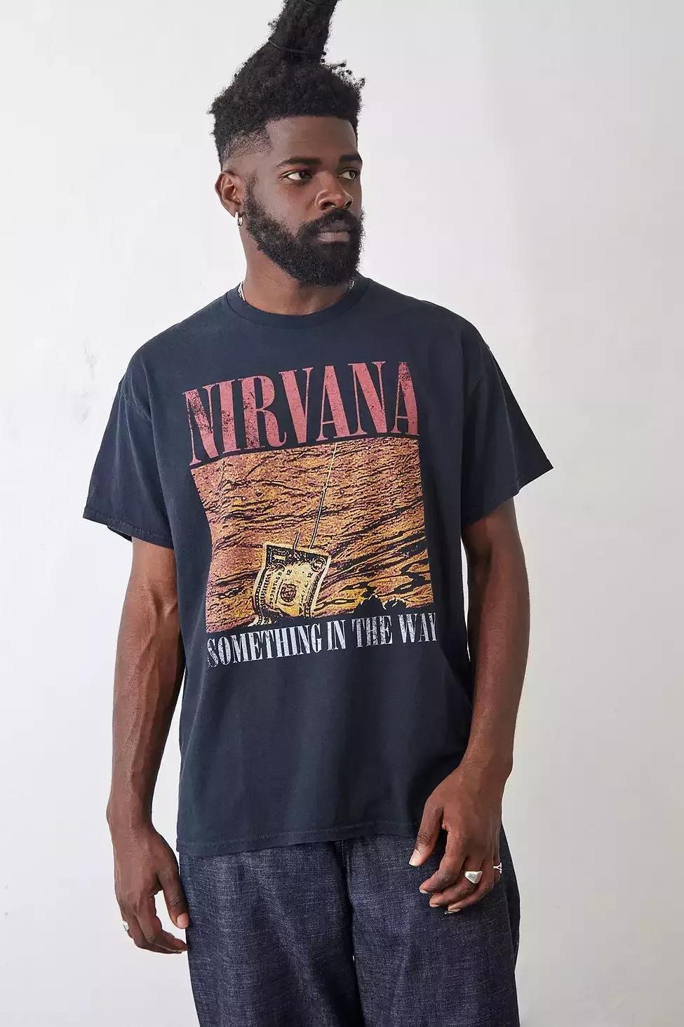 Nirvana t cheap shirt urban outfitters