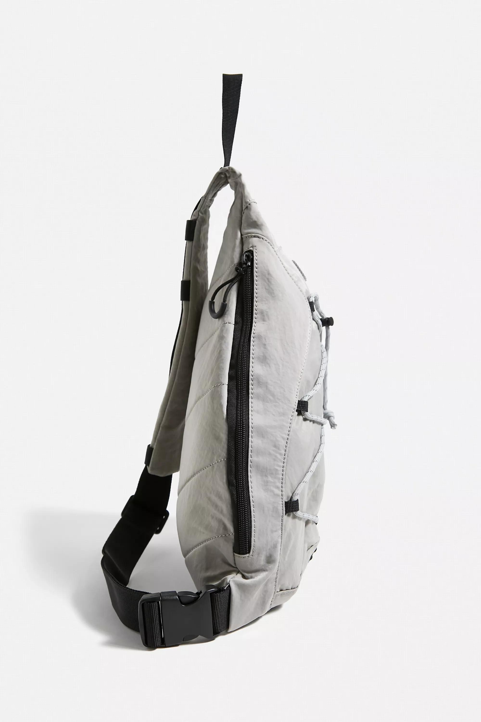 Grey One-Shoulder Rucksack, , large image number 2