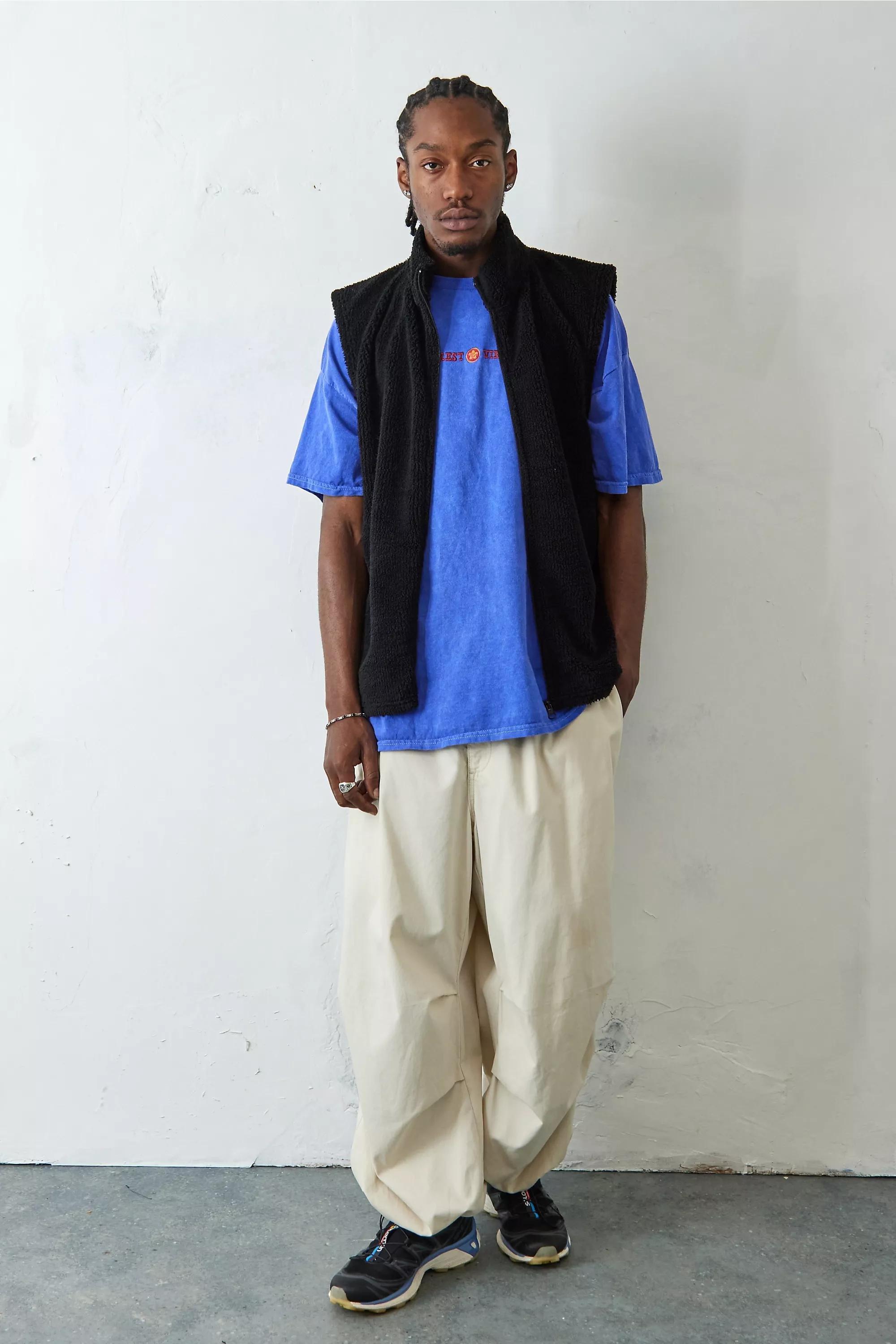 Blue Purest Virtue Embroidered T-Shirt, BLUE, large image number 2