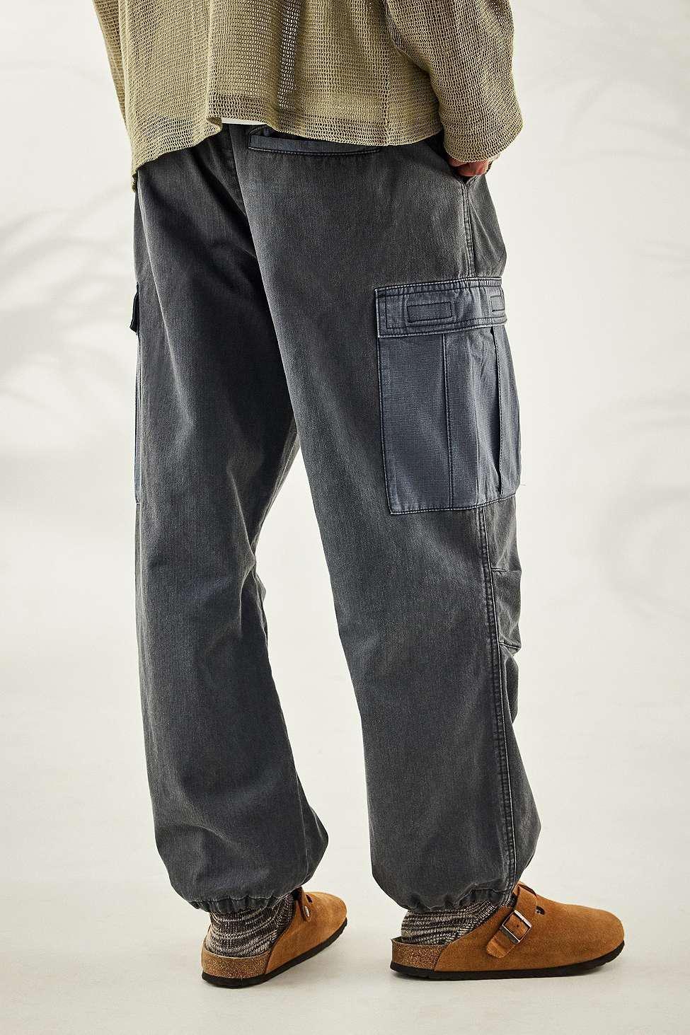 Urban Outfitters - Black Washed Cargo Pants