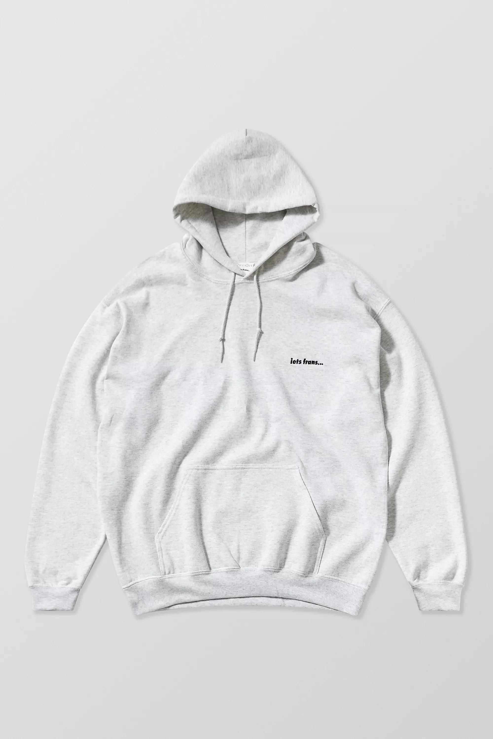 Grey Drop Shoulder Hoodie, GREY, large image number 10