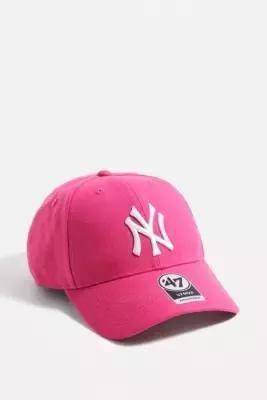 Pink Ny Yankees Baseball Cap, , large image number 1