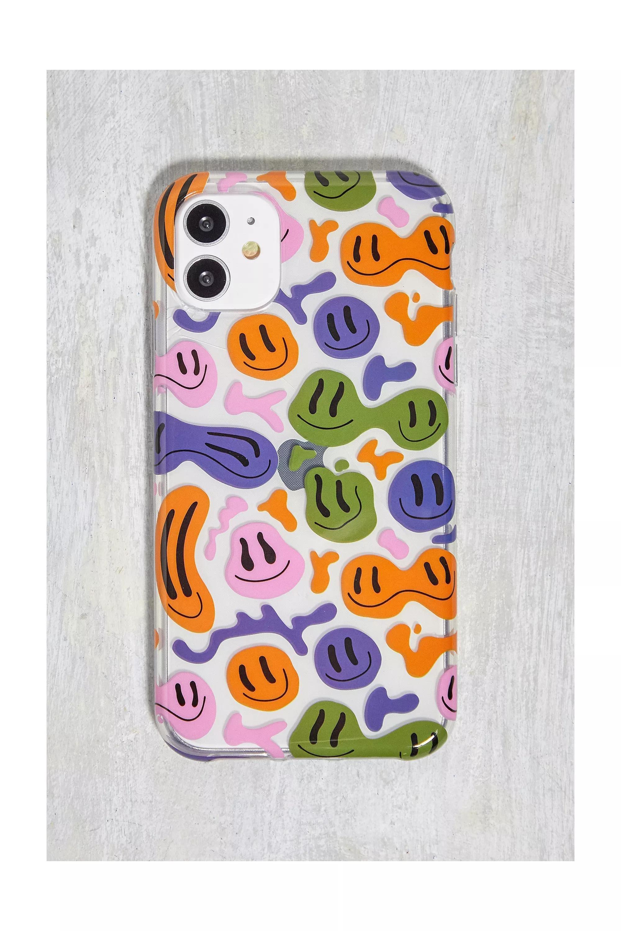 Multicolour iPhone 11 Wavy Happy Case, ASSORT, large image number 0