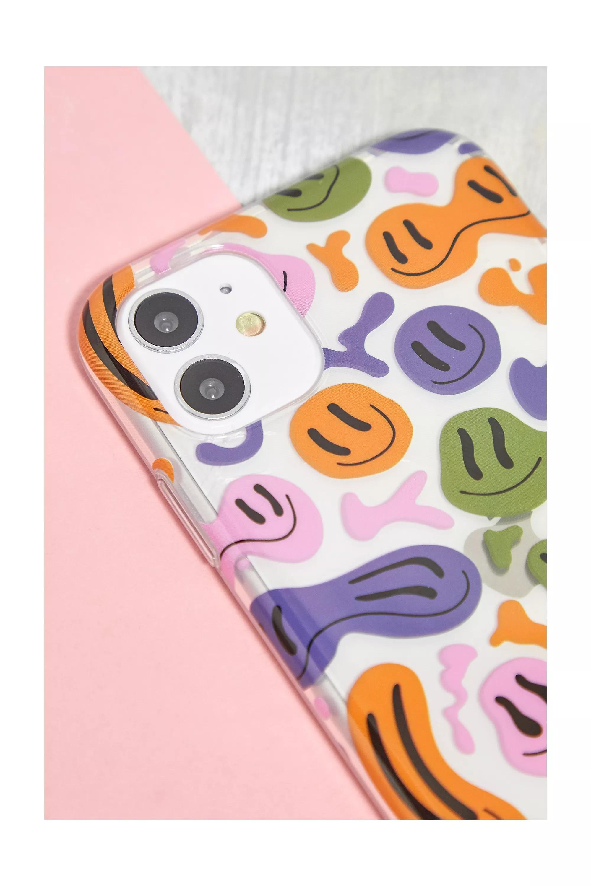Multicolour iPhone 11 Wavy Happy Case, ASSORT, large image number 1