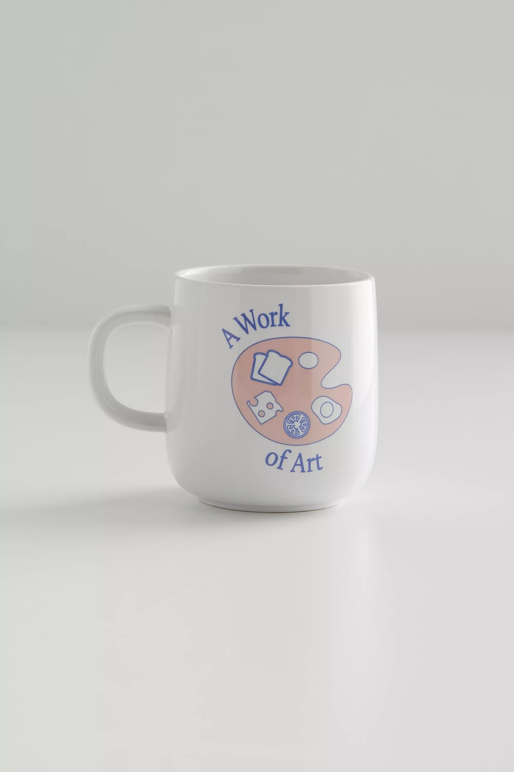White A Work Of Art Mug, , large image number 0