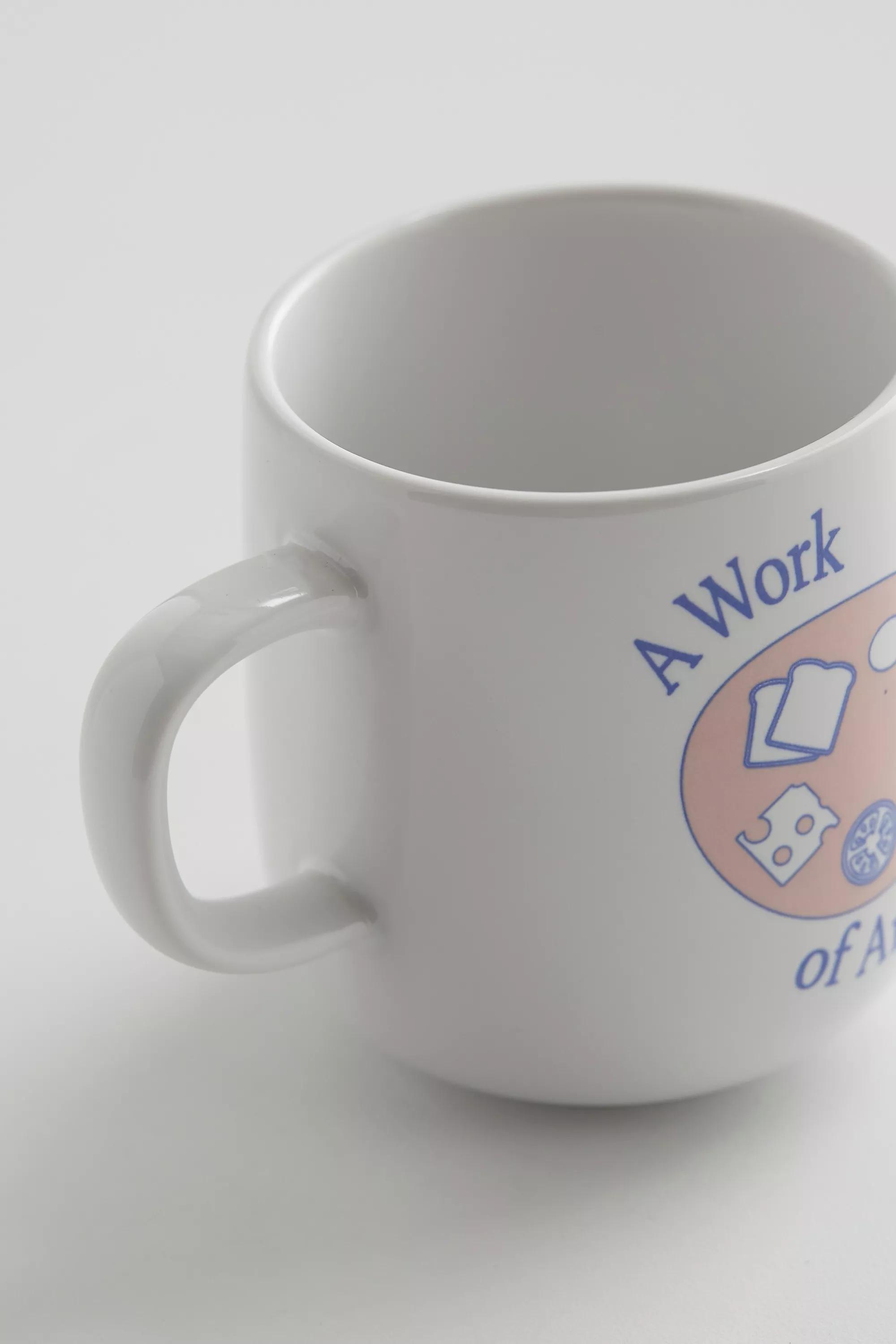 White A Work Of Art Mug, , large image number 2