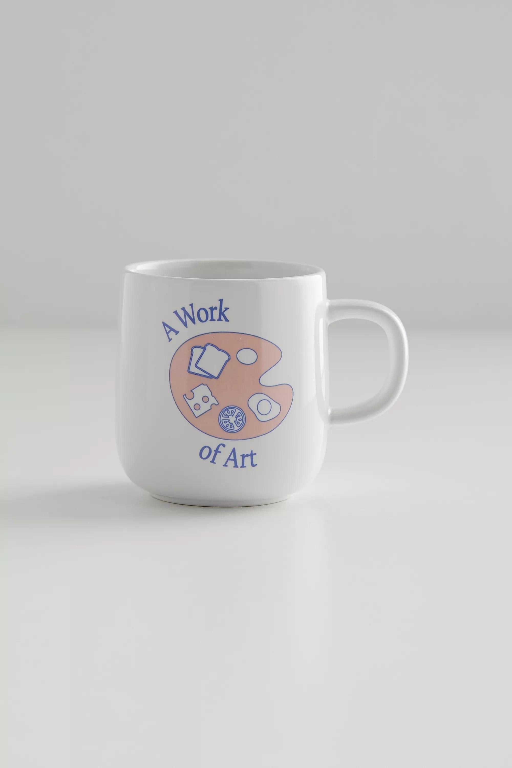 White A Work Of Art Mug, , large image number 3