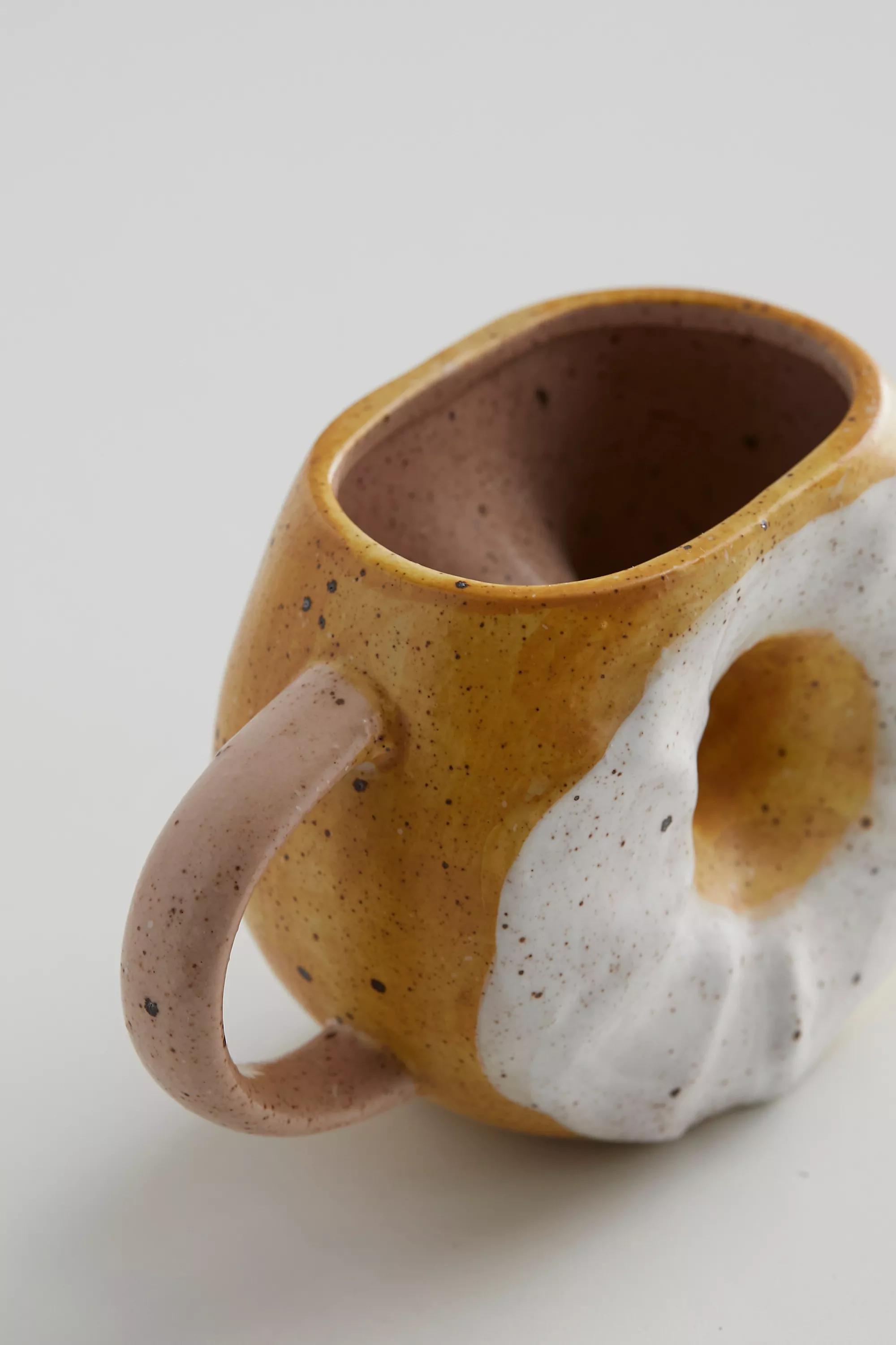 Yellow Bagel Mug, , large image number 2