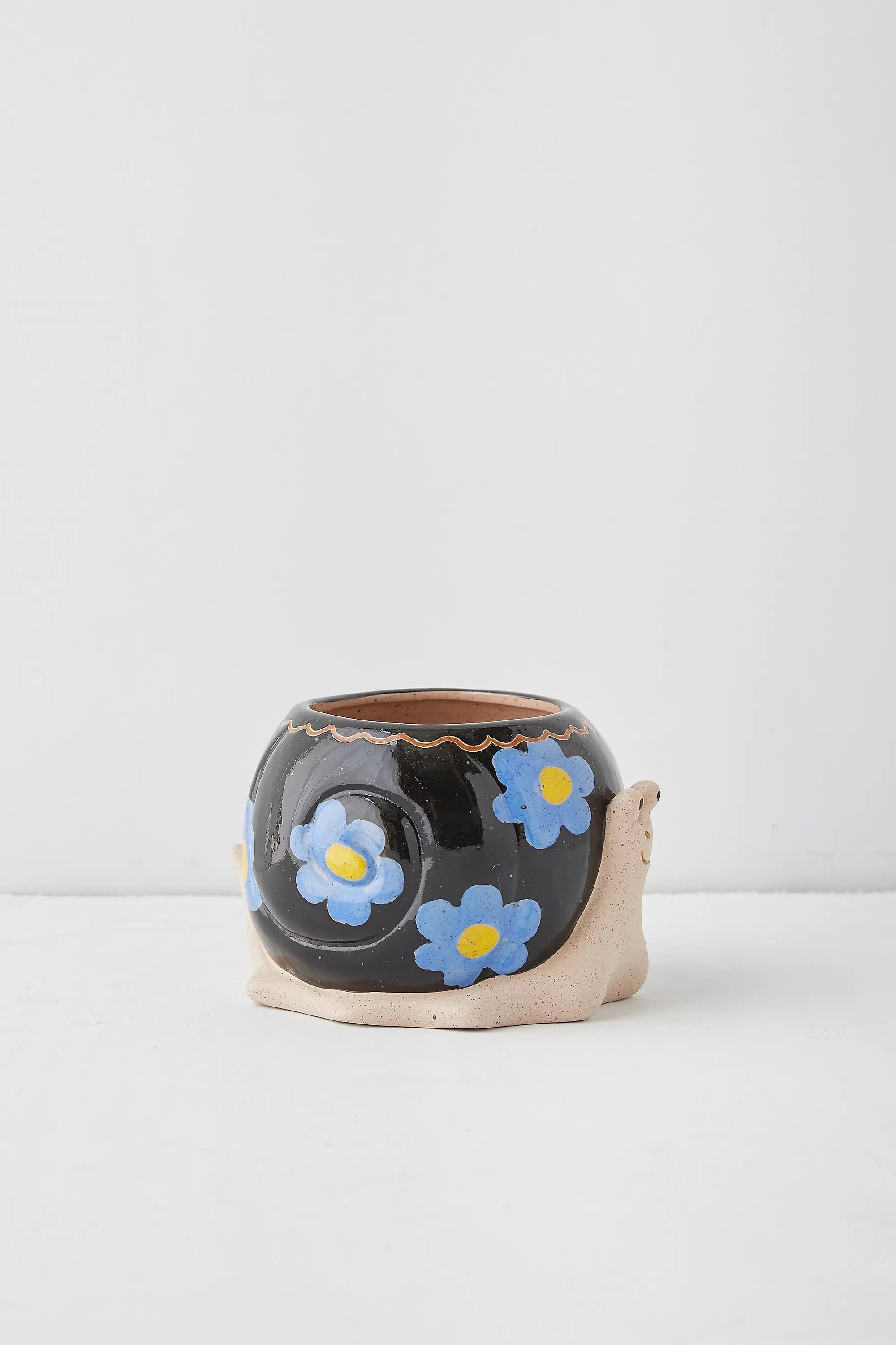 Purple Snail Plant Pot, PURP, large image number 1