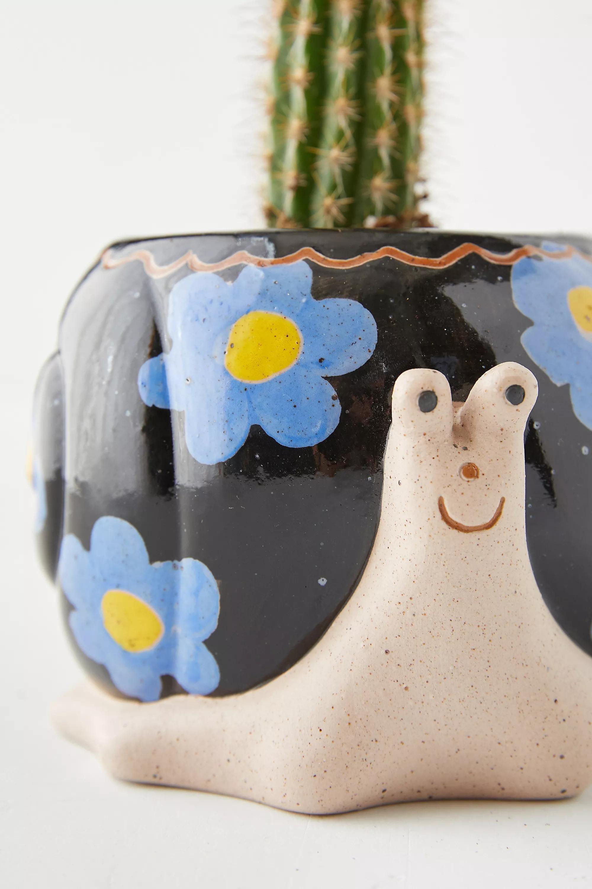 Purple Snail Plant Pot, PURP, large image number 3