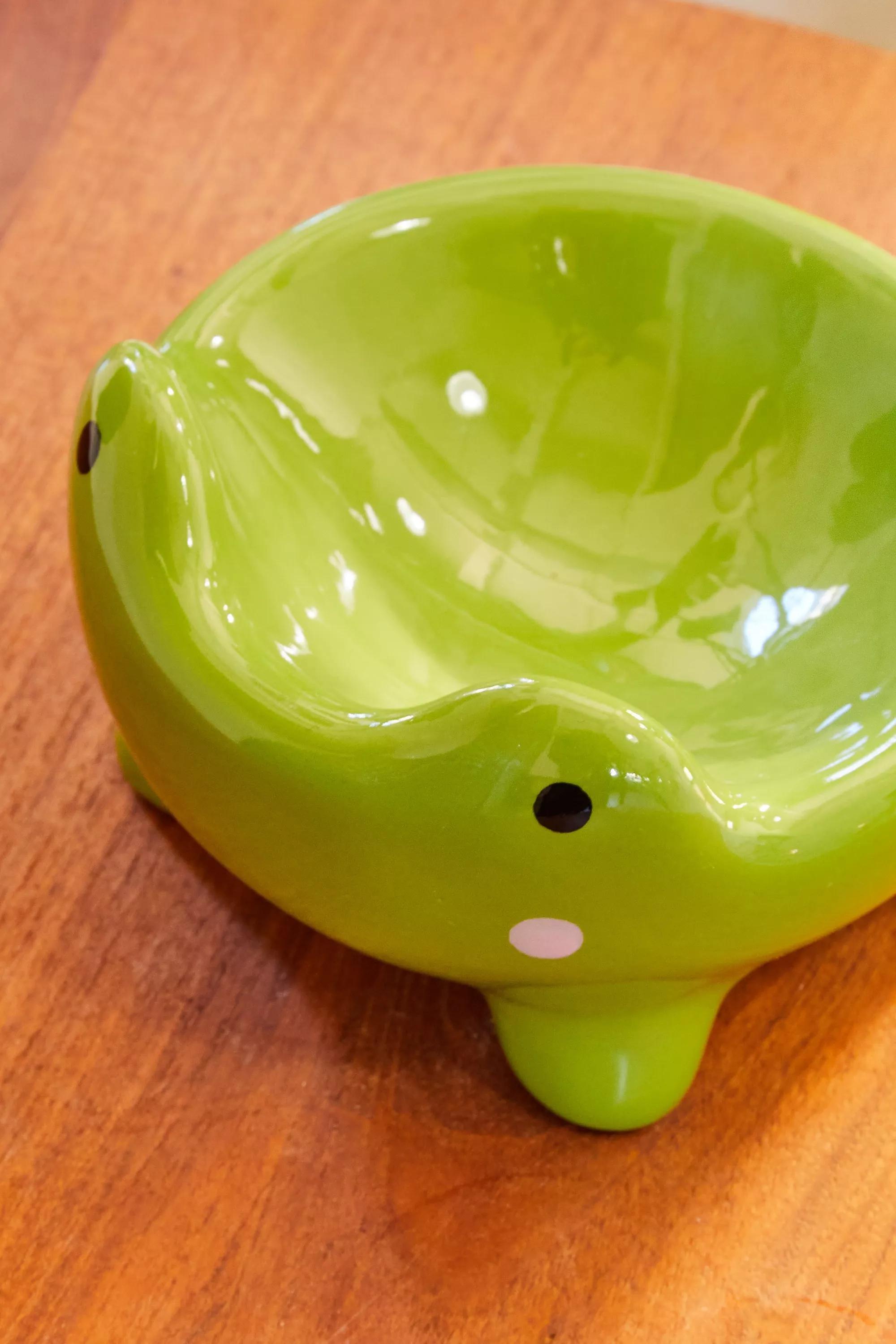 Green Carl Froggy Trinket Tray, GRN, large image number 1