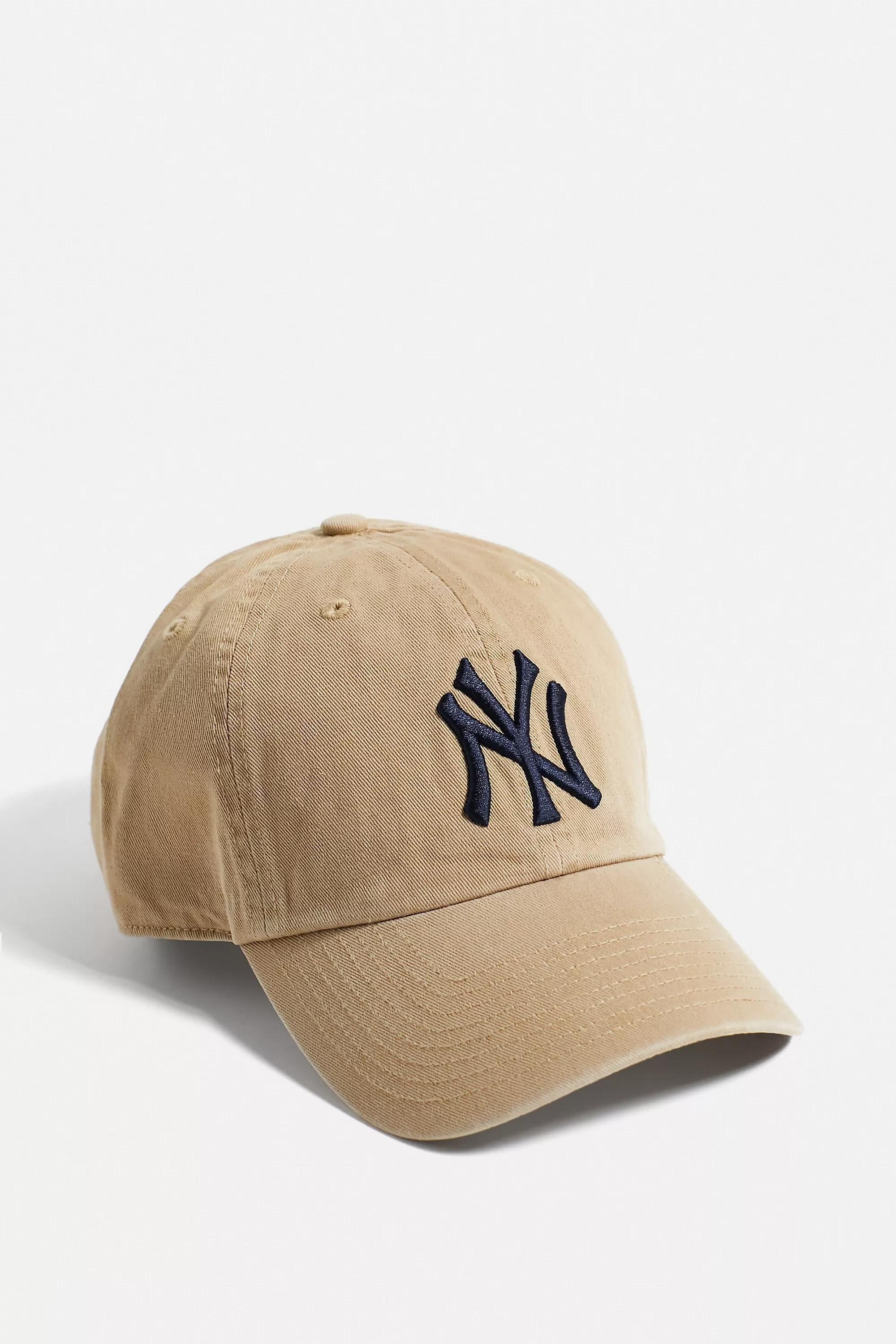 Beige Ny Yankees Clean Up Cap, , large image number 0