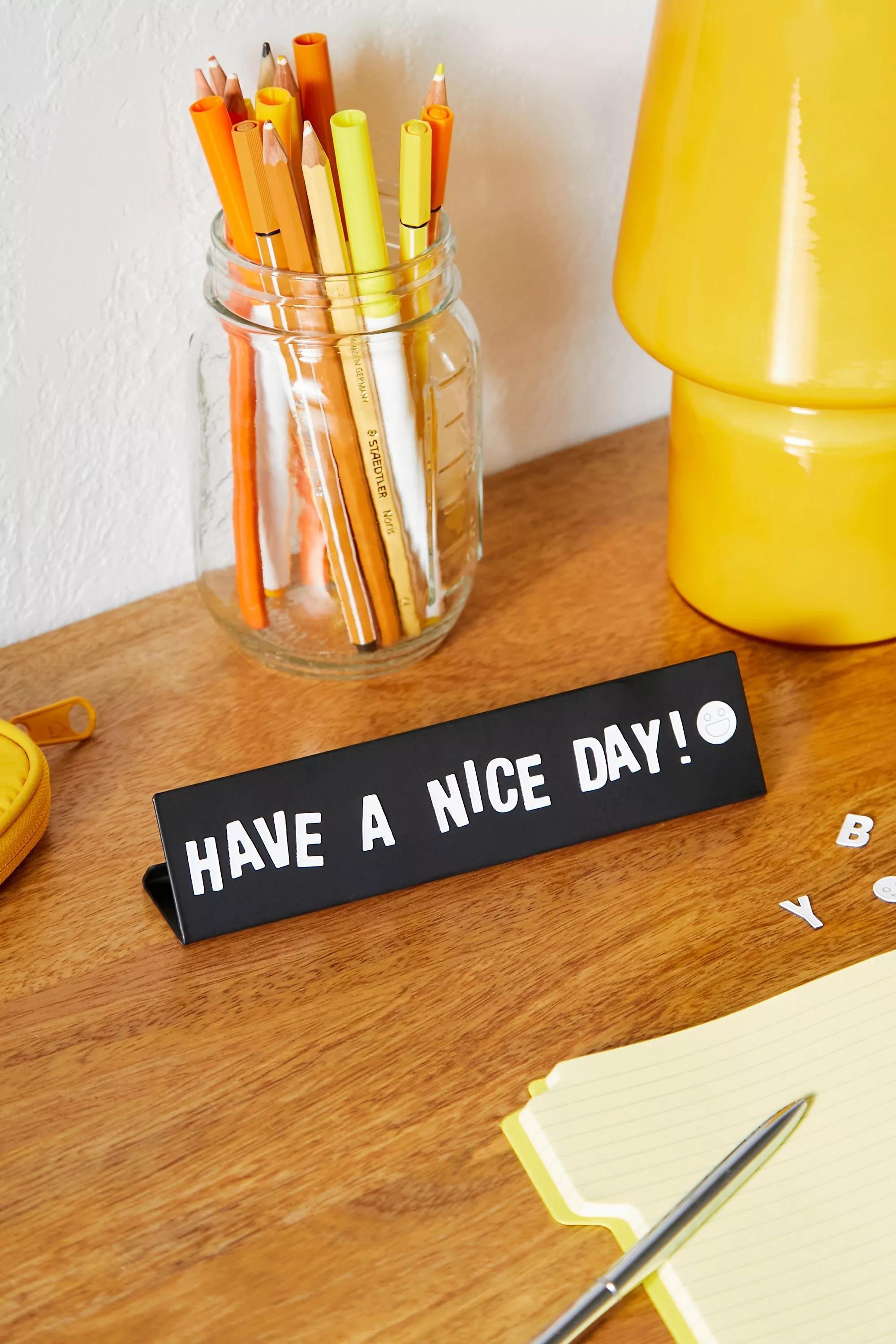 Multicolour Desk Mood Message Board, , large image number 0
