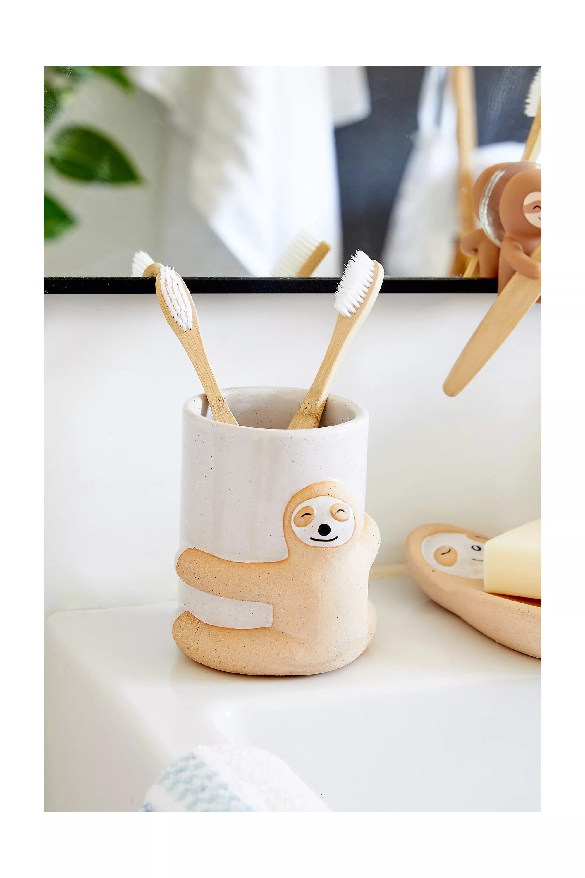 Beige Sloth Tumbler, , large image number 0