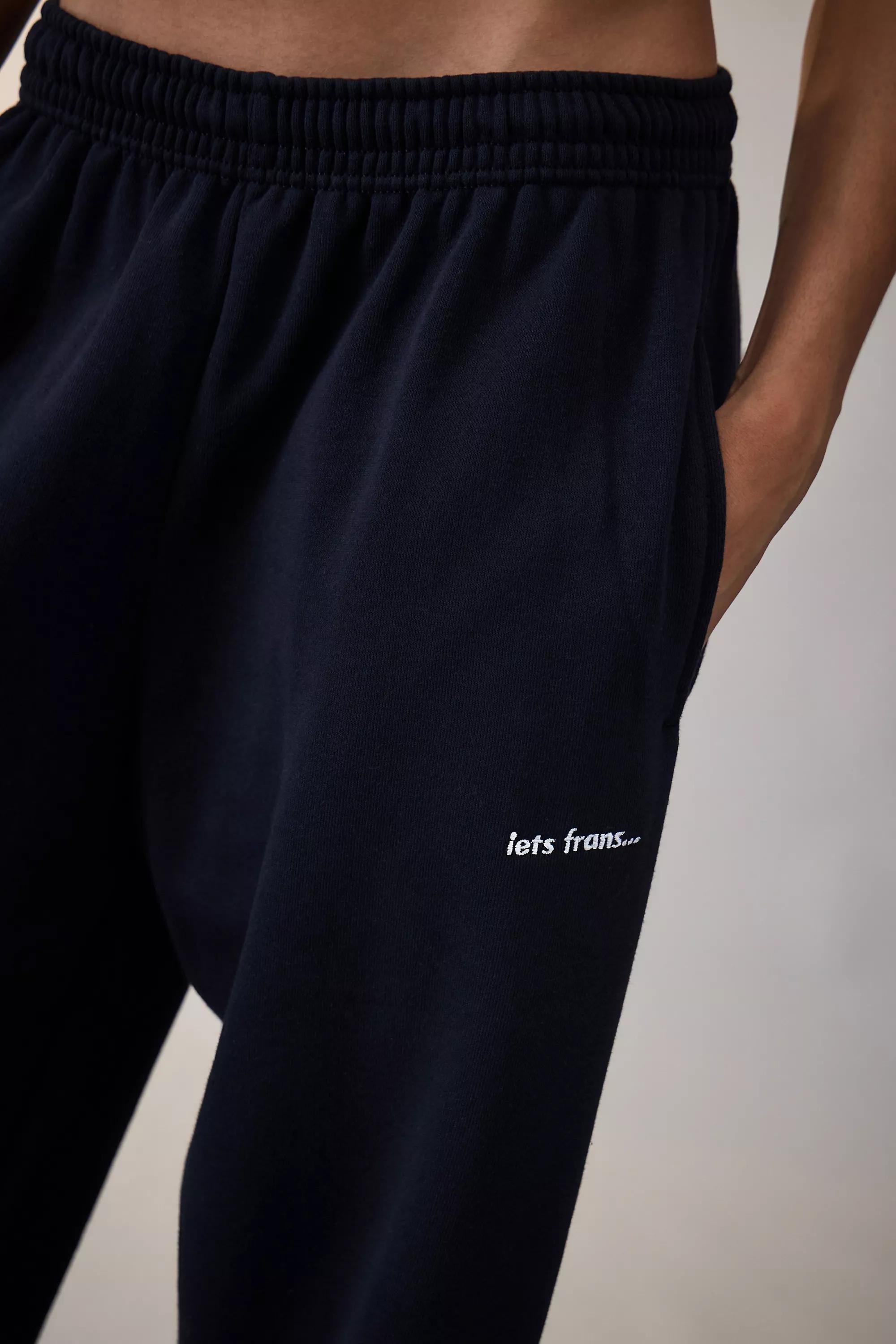 Black Cuffed Joggers, , large image number 2