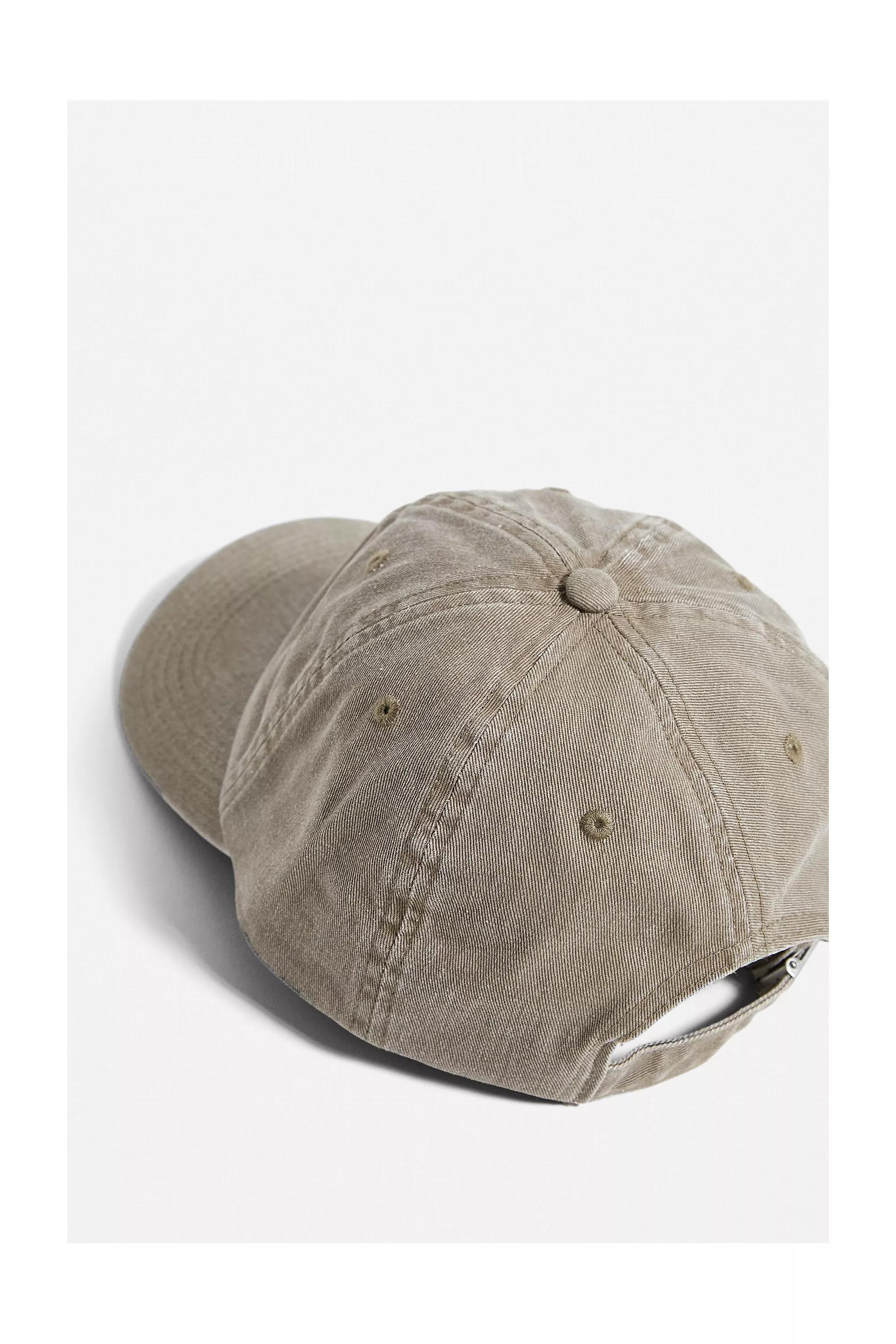 Grey New Balance Mushroom Embroidered Cap, TAUPE, large image number 3