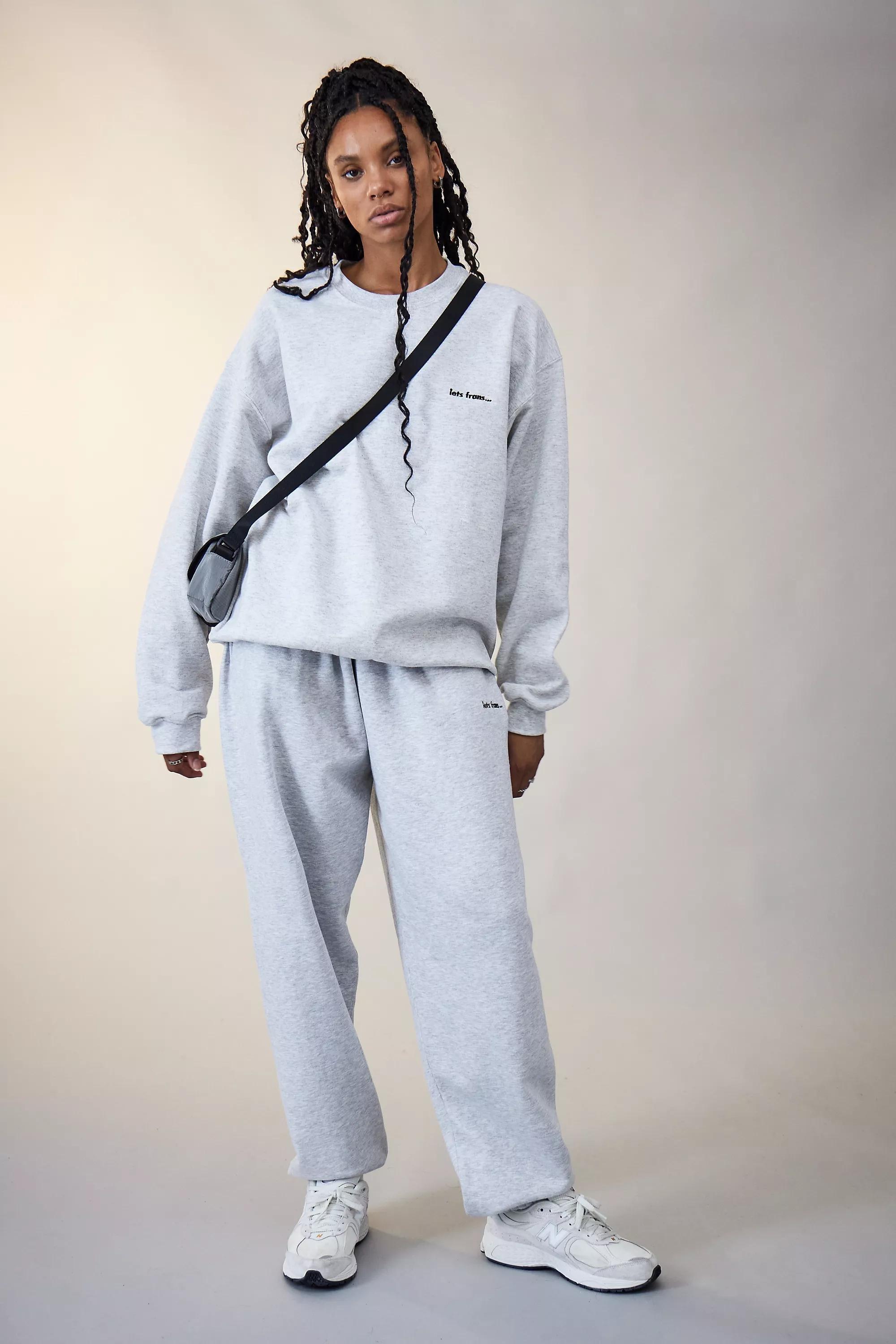 Grey Cuffed Joggers, , large image number 1