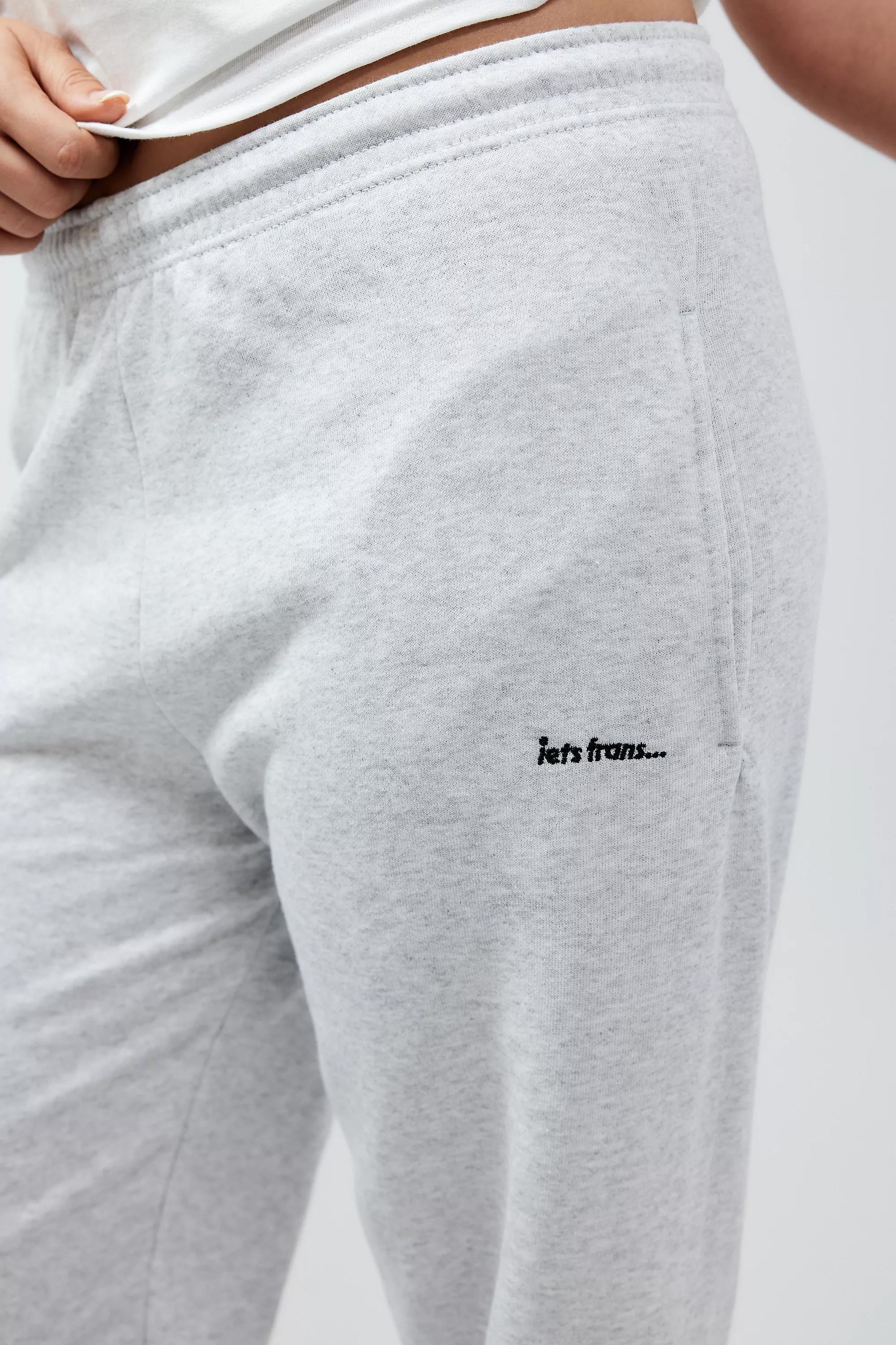 Grey Cuffed Joggers, , large image number 5