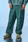 Urban Outfitters - Green Poplin Tech Cargo Pants
