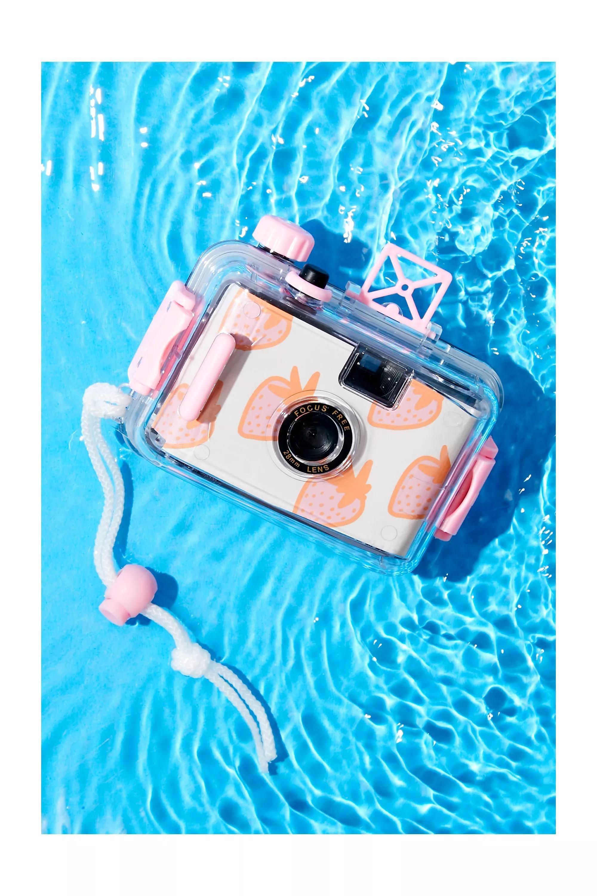 Pink Strawberry Underwater Camera, , large image number 0
