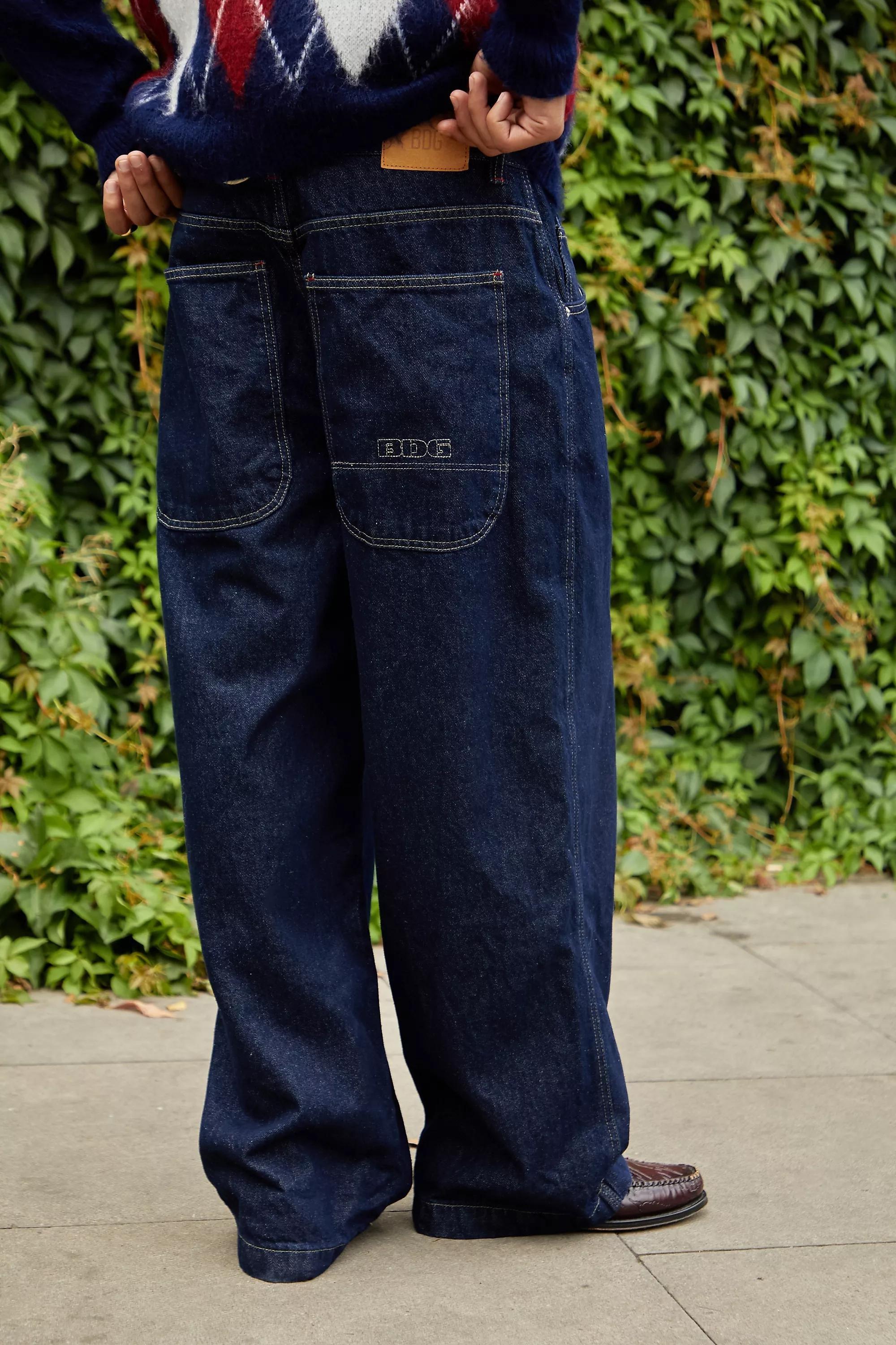 Blue Bdg Indigo Wide Skate Jeans, , large image number 2