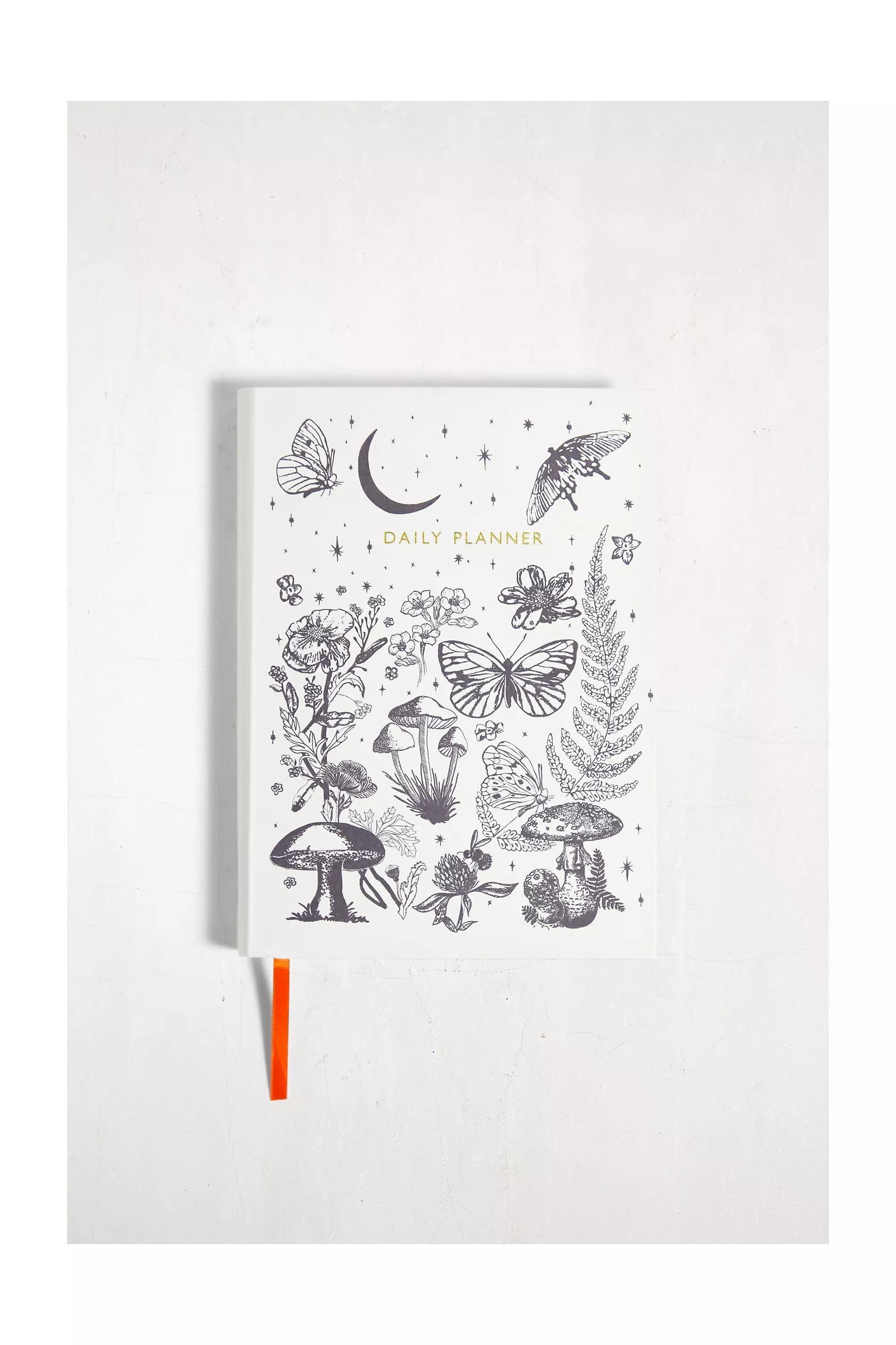 White Mystic Mushrooms Daily Planner, , large image number 0