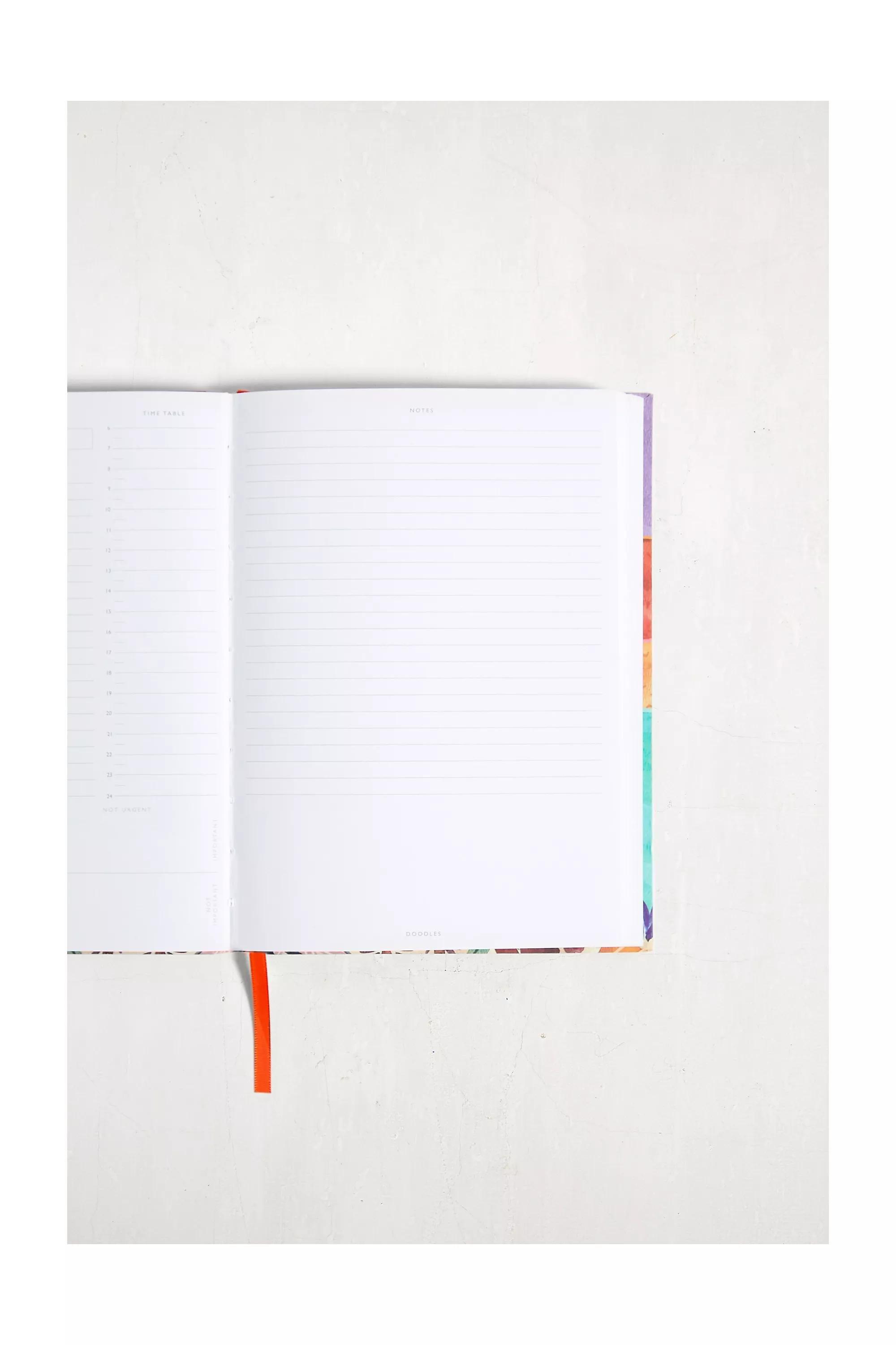 Multicolour Abstract Landscape Daily Planner, , large image number 1
