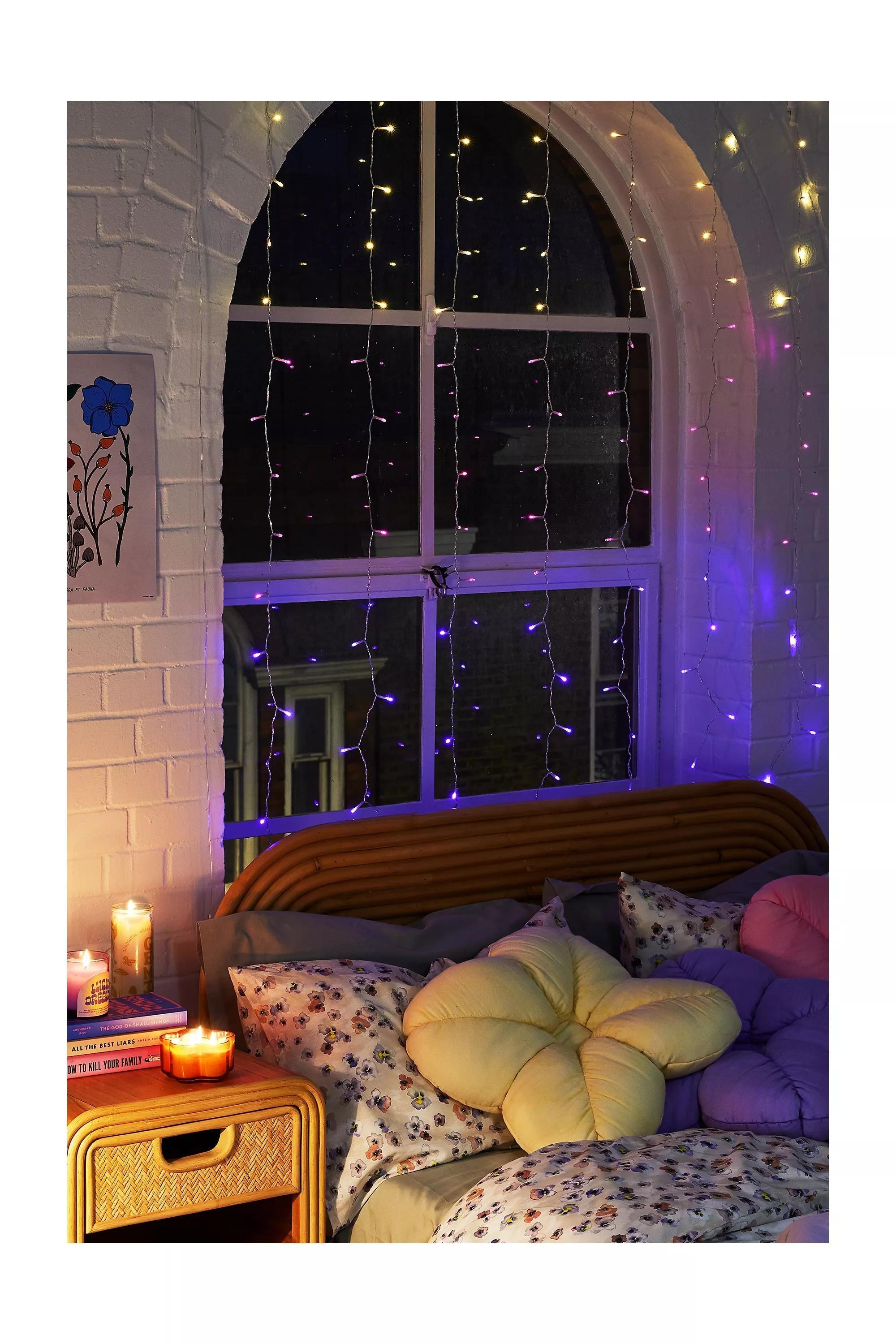 Multicolour Sound Reactive Led Curtain Lights, ASSORT, large image number 0