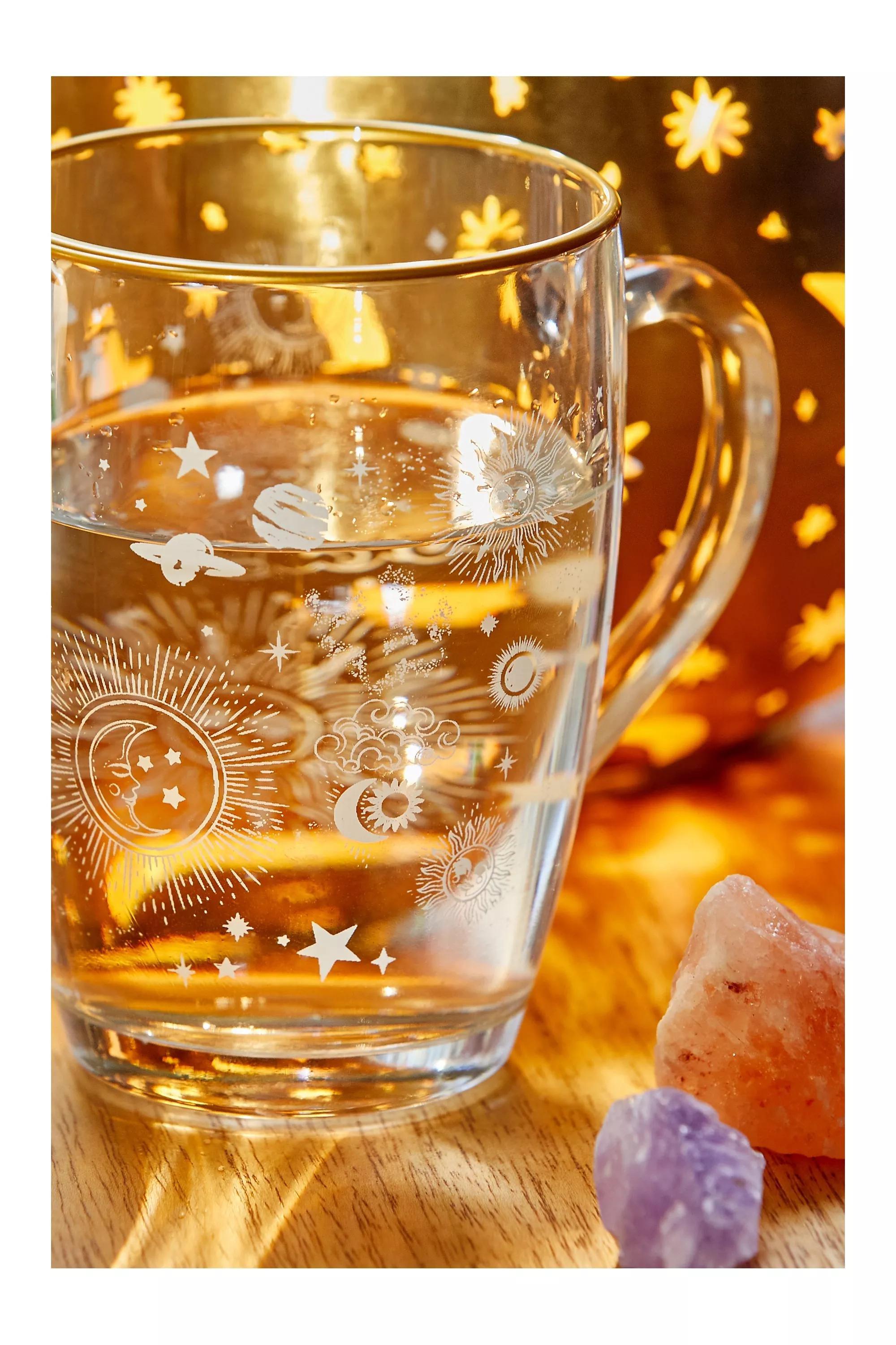 White Serena Glass Mug, , large image number 2