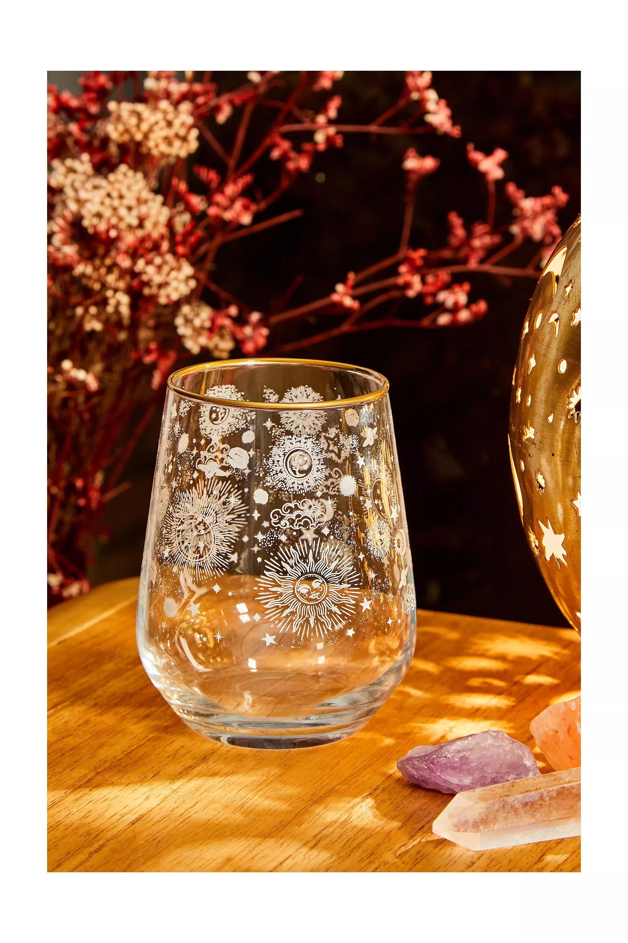 White Serena Stemless Wine Glass, , large image number 0