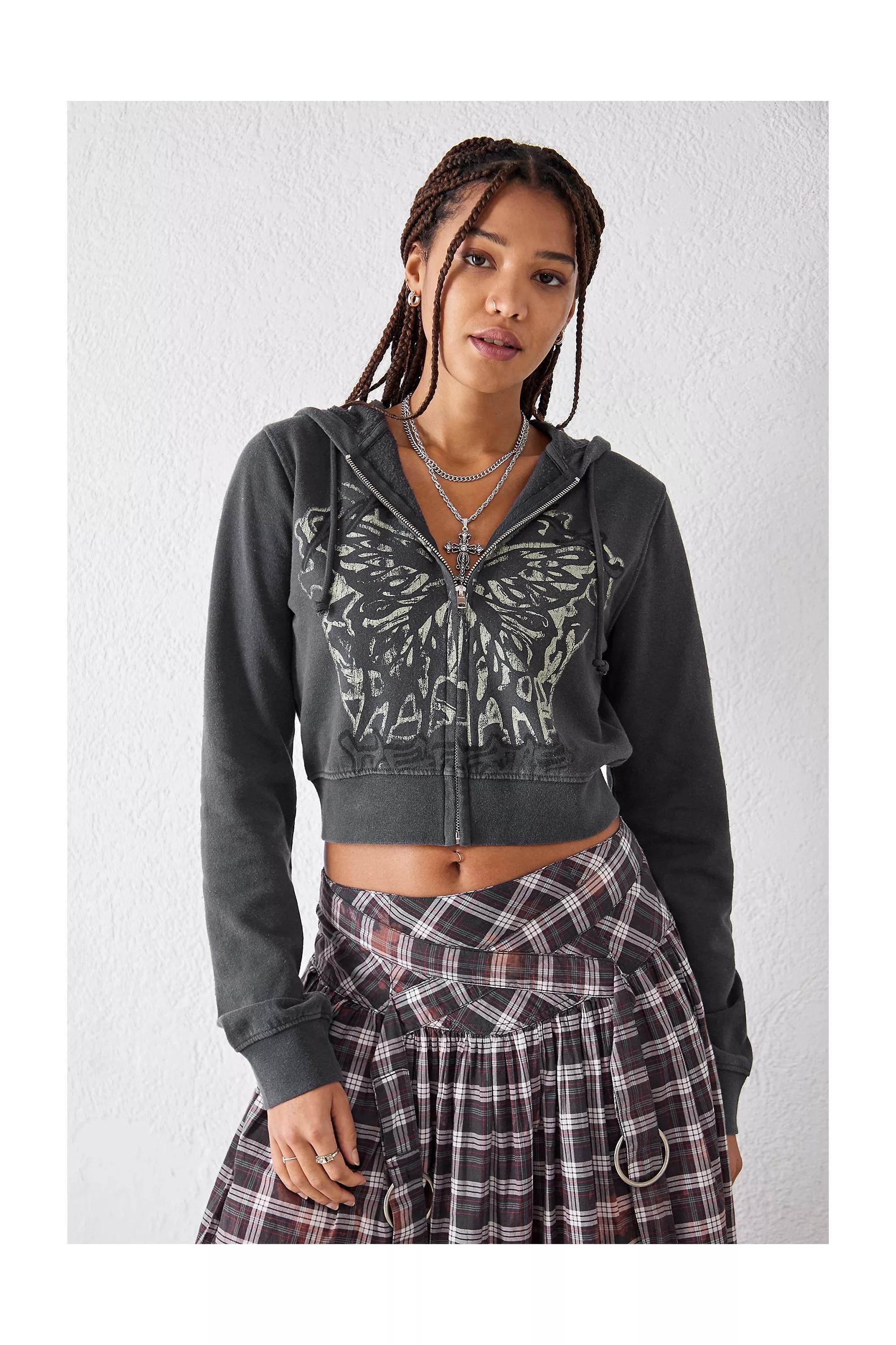 Urban cropped outlet hoodie