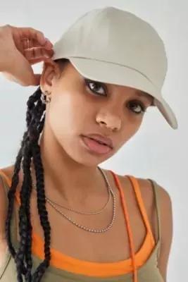 White Colour-Block Baseball Cap, , large image number 0