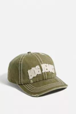 Green Distressed Baseball Cap, , large image number 1