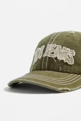 Green Distressed Baseball Cap, , large image number 2