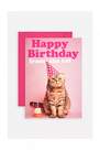 Urban Outfitters - Pink HBD From The Cat Card