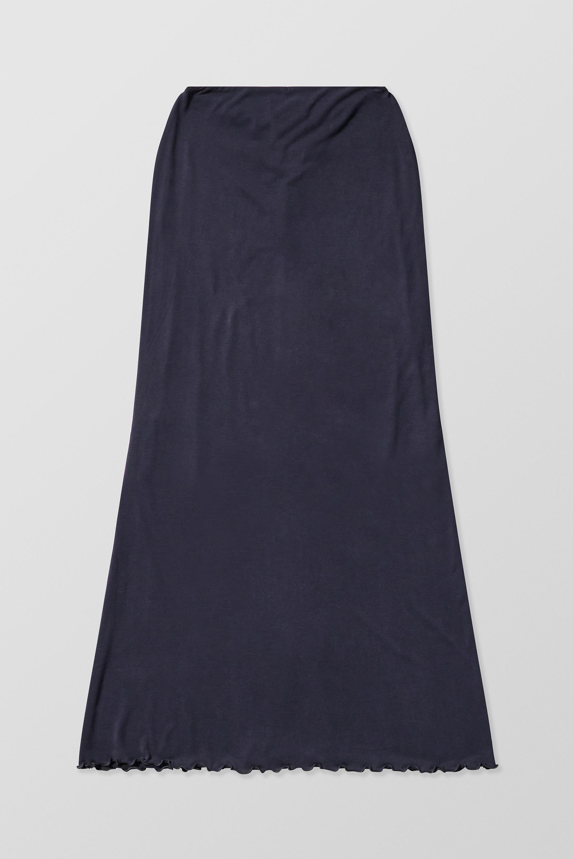 Urban Outfitters - Black Cupro Maxi Skirt