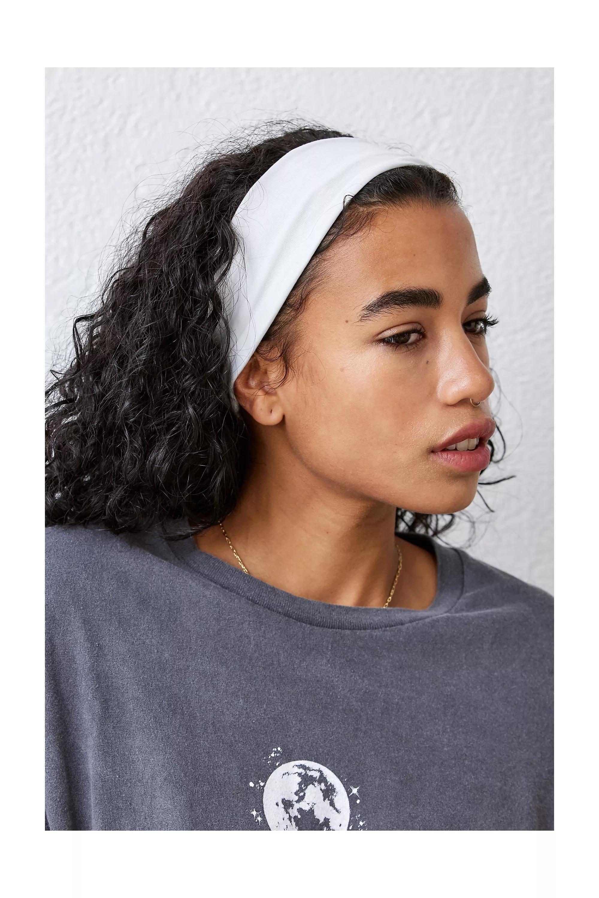 Black Plain Headband , Set Of 2, BLK, large image number 0